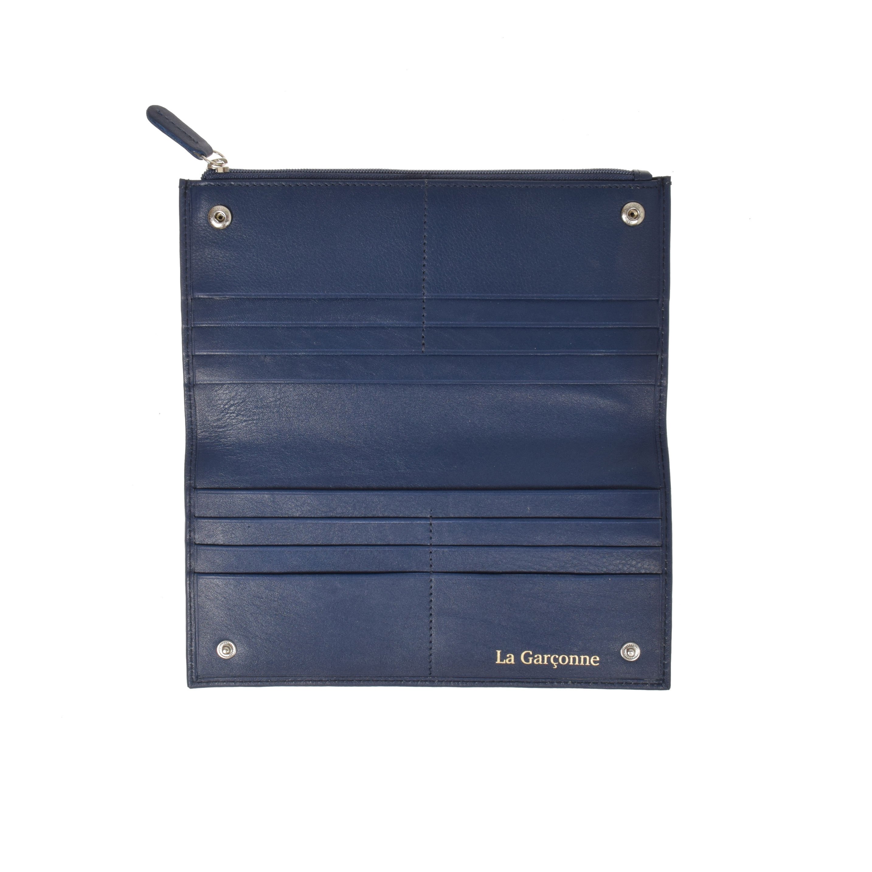 La Garçonne Accessoires Ludmilla La Garconne Portemonnaie blau innen