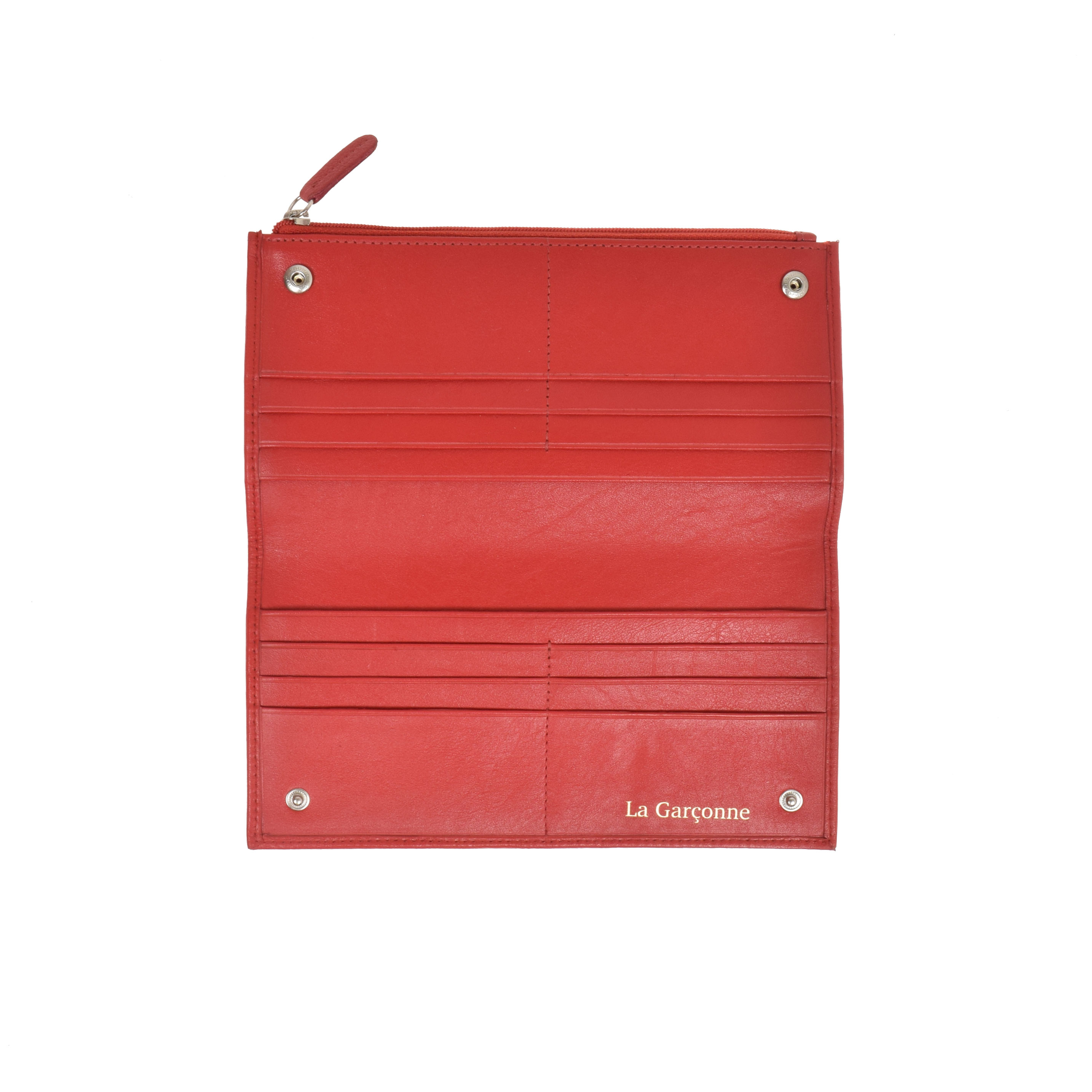 La Garçonne Accessoires Ludmilla Portemonnaie Red Fire