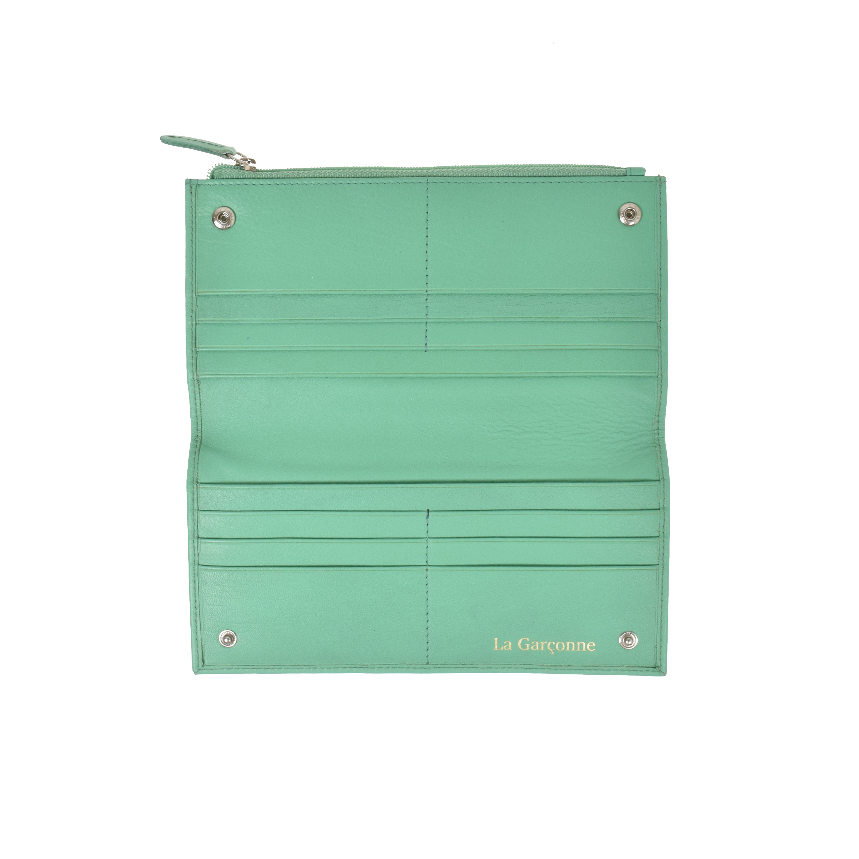 La Garçonne Accessoires Ludmilla La Garçonne Portemonnaie Mint innen