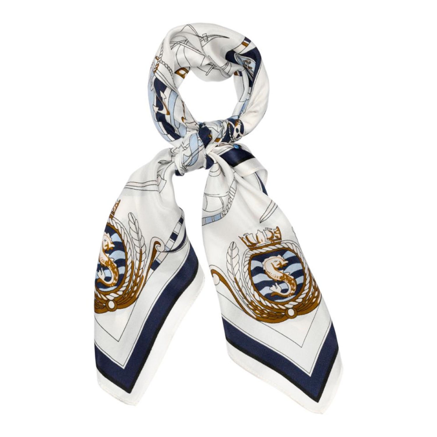 Lyla Seiden Foulard Navy