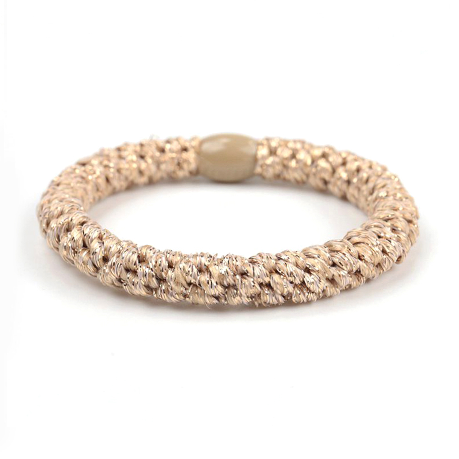 Haargummi Glitter Gold