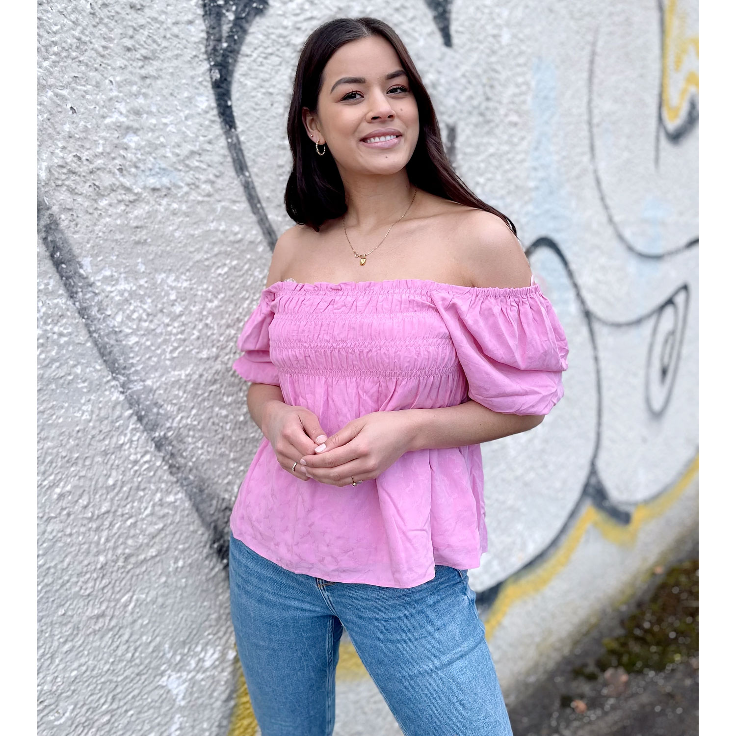 mbyM Balia Bluse Fuchsia Pink