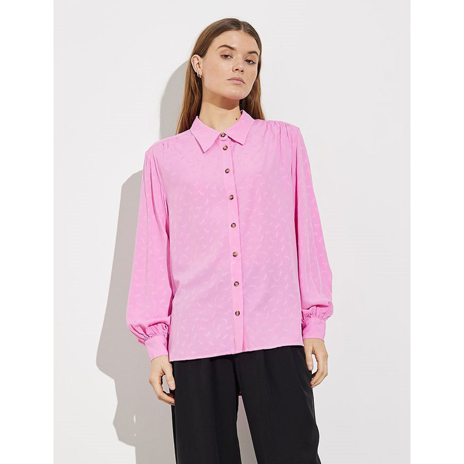 mbyM Mitali mbyM Bluse pink Model vorne