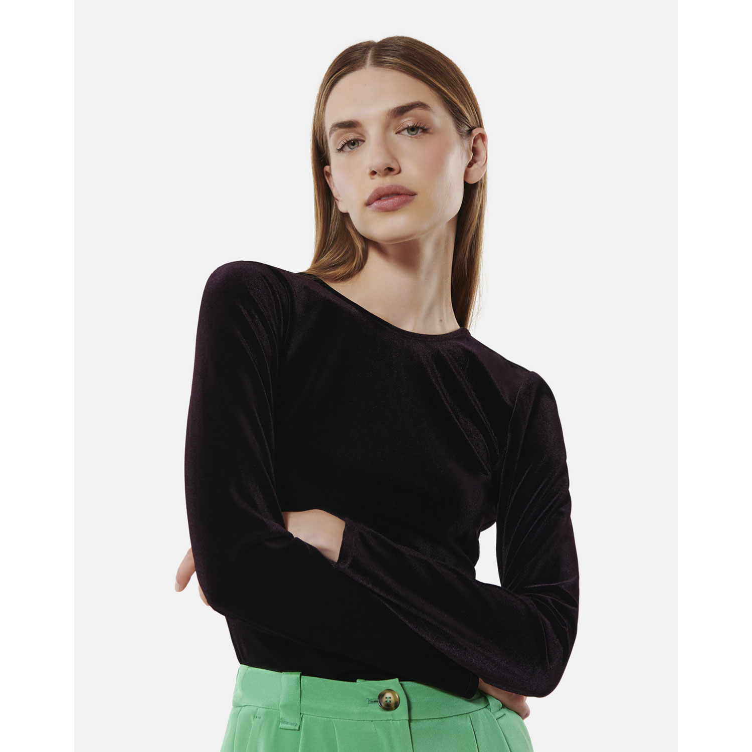 Karma Koma Madonna Karma Koma Body Dunkelviolett Model vorne