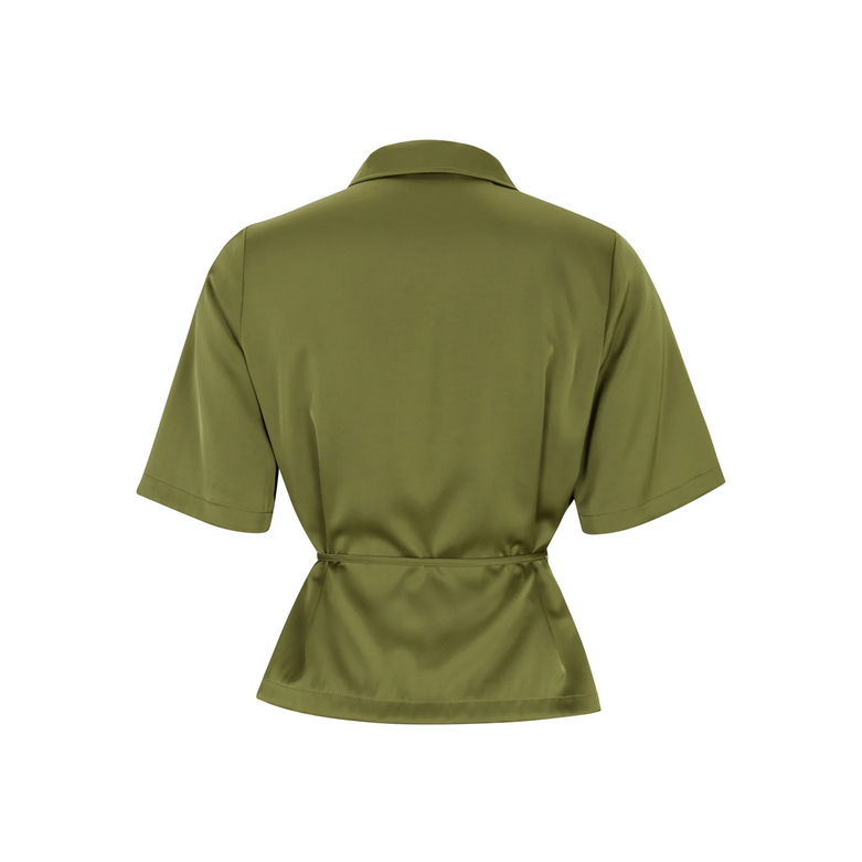 Soft Rebels Mallow Bluse Martini Olive