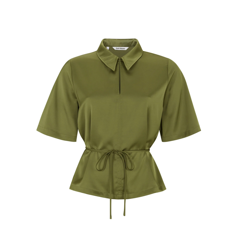 Soft Rebels Mallow Soft Rebels Bluse Grün vorne
