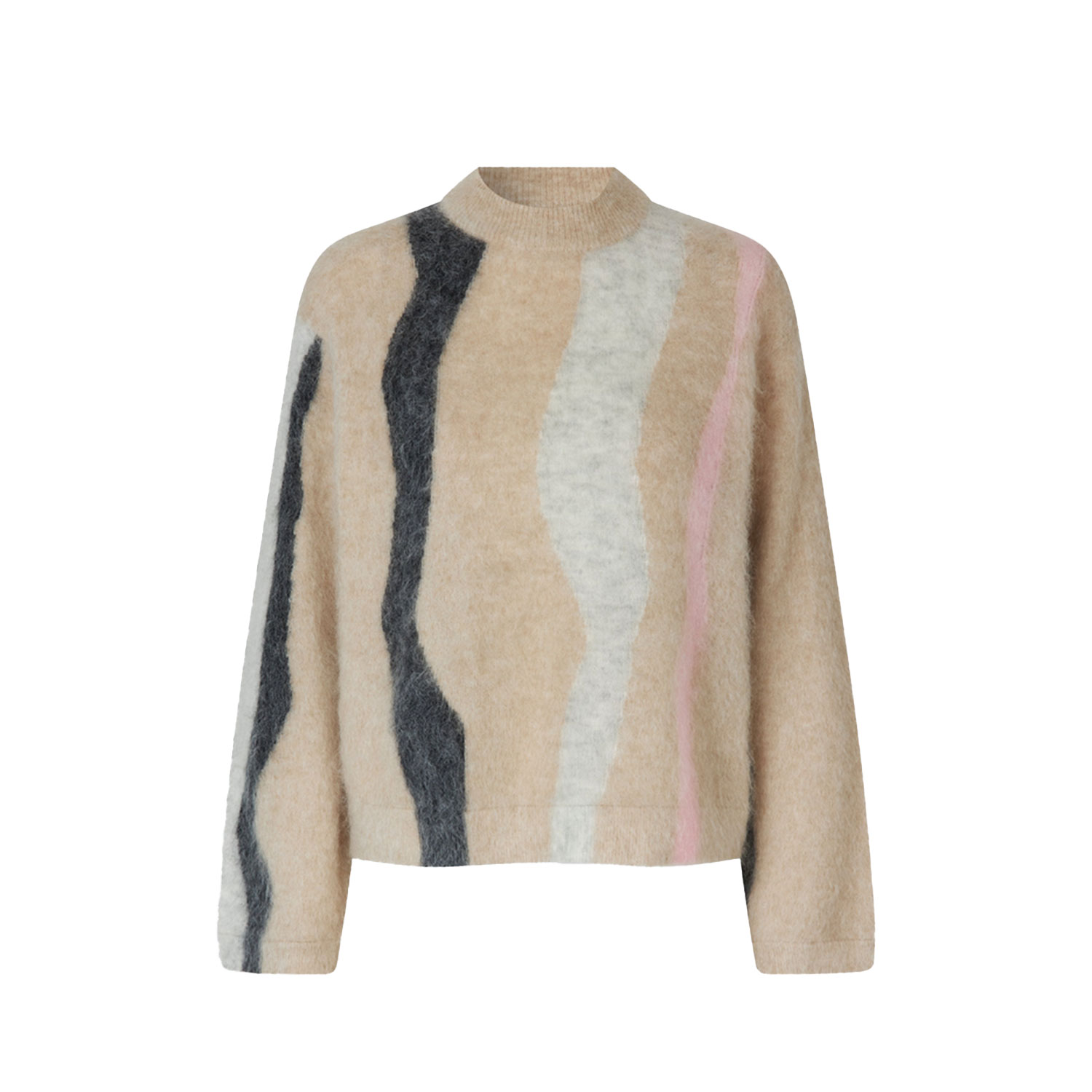 Second Female Marbel Pullover Trench Coat