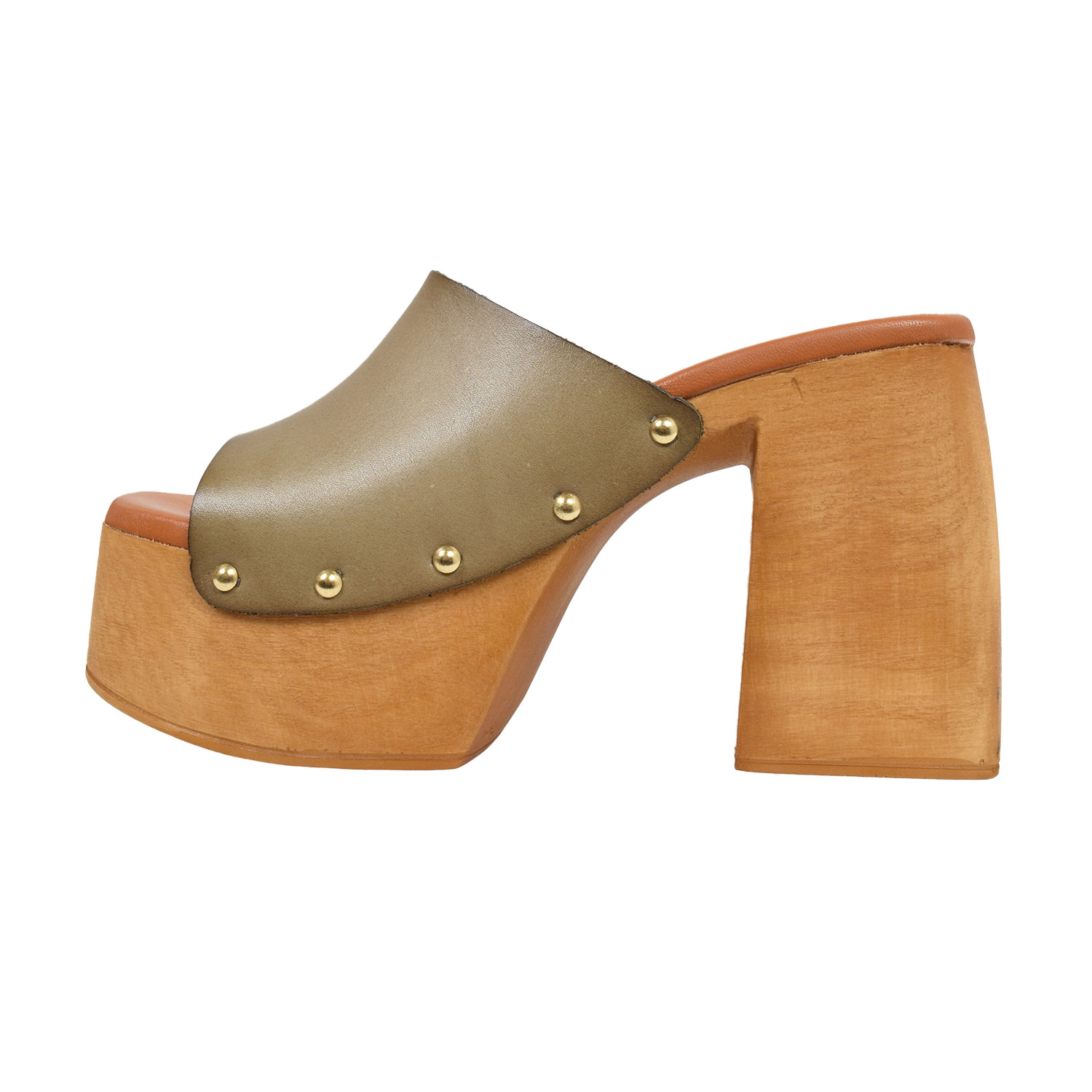 La Garçonne Margot La Garçonne Absatzschuhe Olivegrün Seite