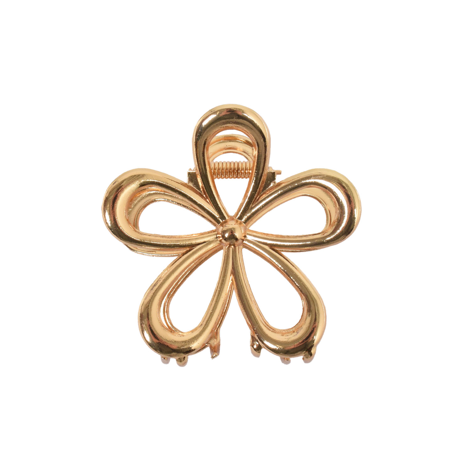 J'adore Marguerite Haarklammer aus Metall in Gold von J'adore vorne