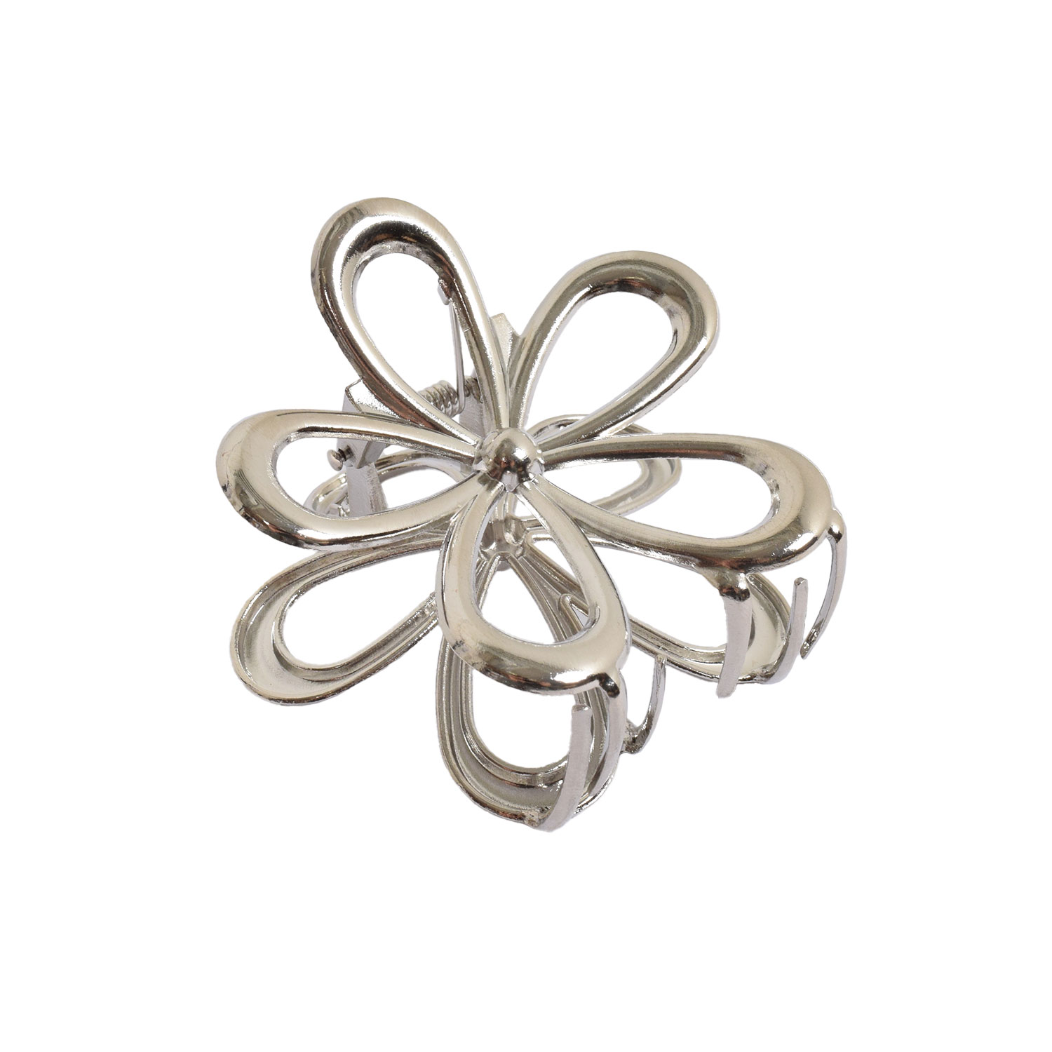 J'adore Marguerite Haarklammer aus Metall in Silber von J'adore Seite