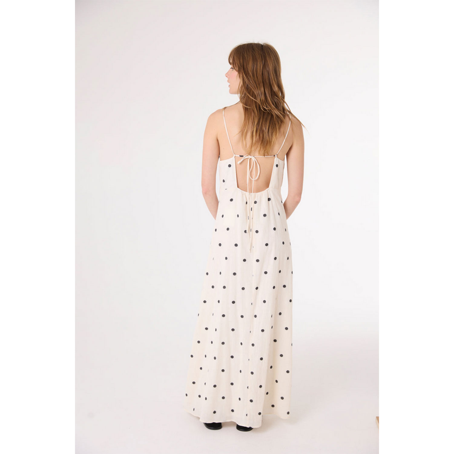Sacrécoeur Marinette Polka Kleid Ecru