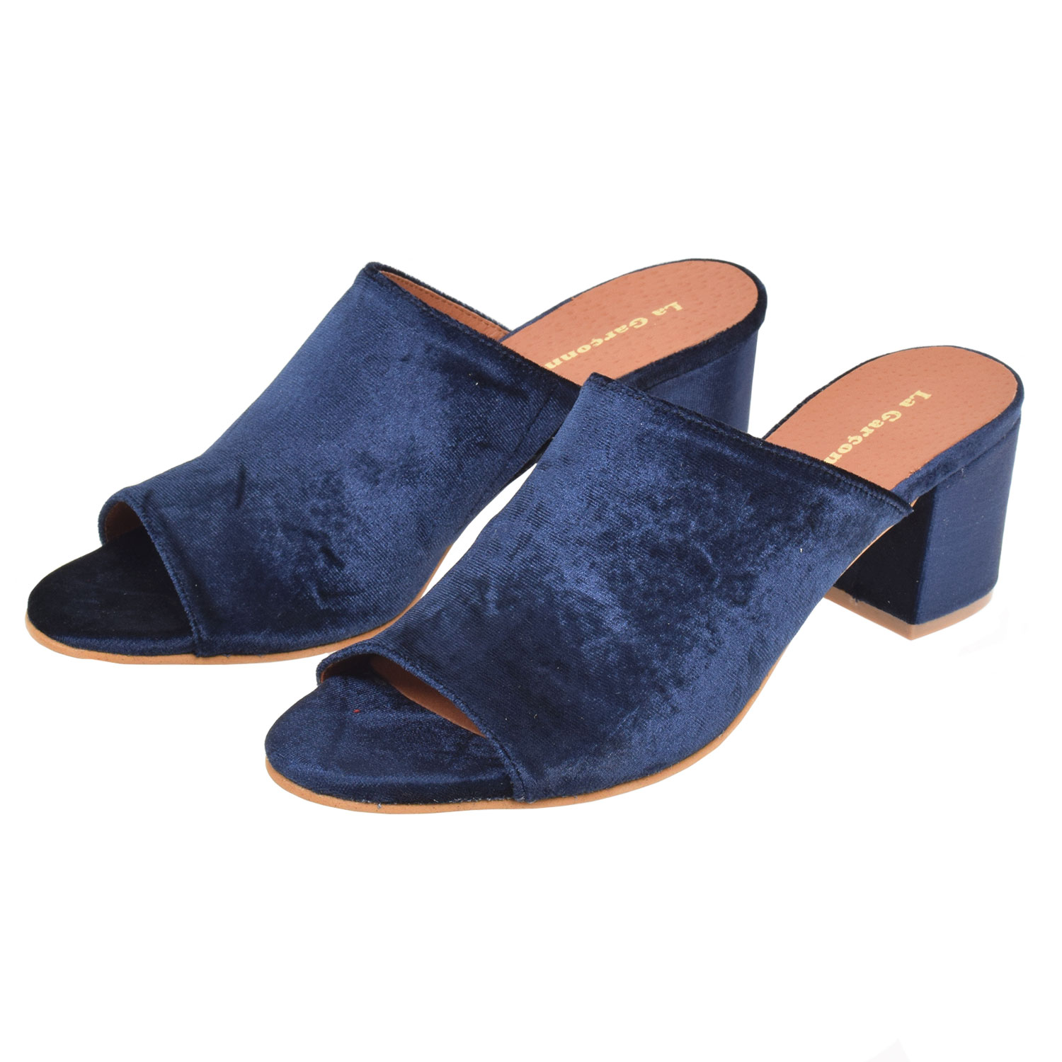 La Garçonne Marjorie Absatzschuhe Velvet Navy