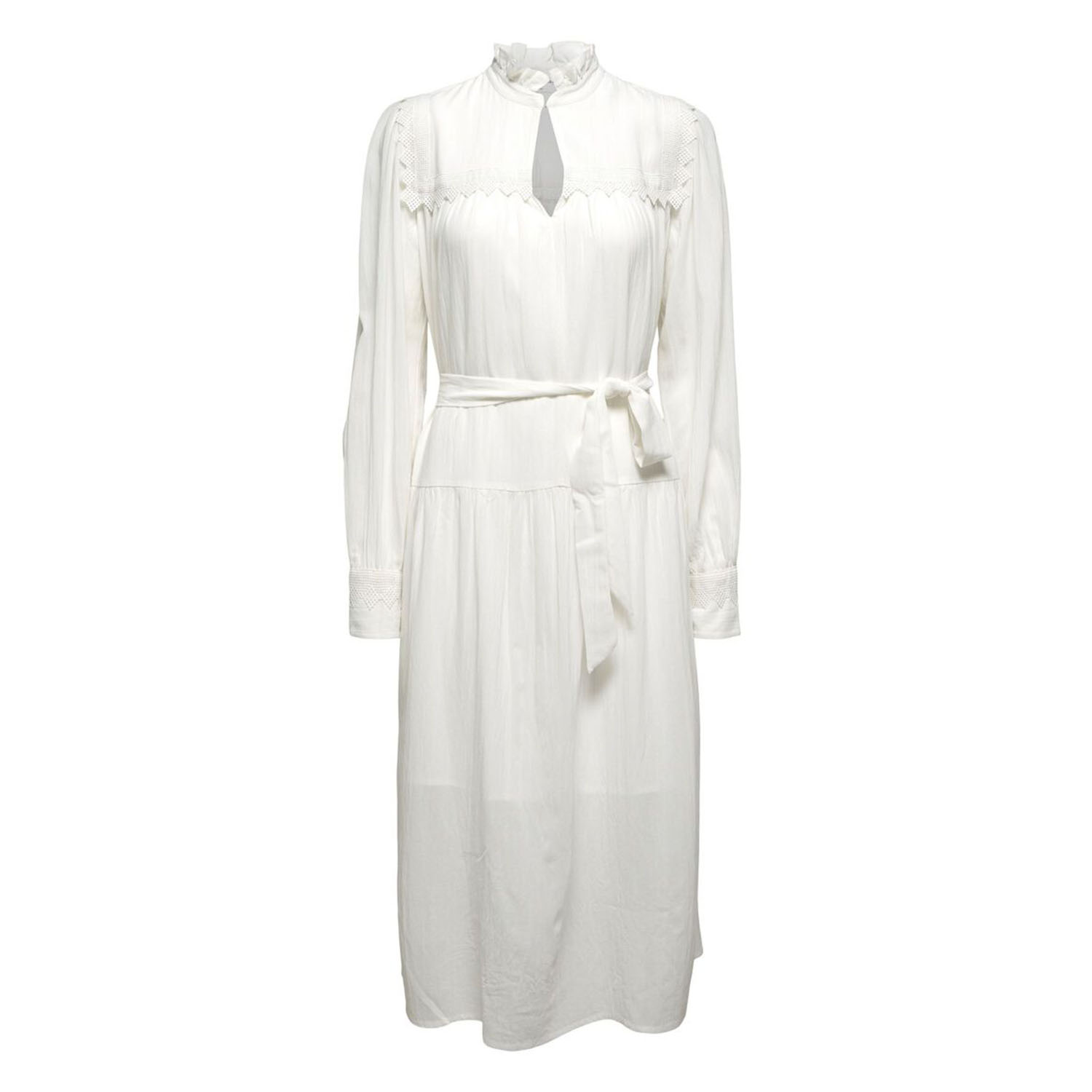 Selected Femme Maxa Midi Kleid Snow White von Selected Femme Packshot vorne