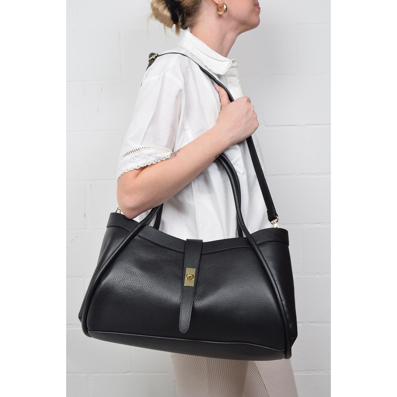 La Garçonne Accessoires Maxi Alyss Tasche Black