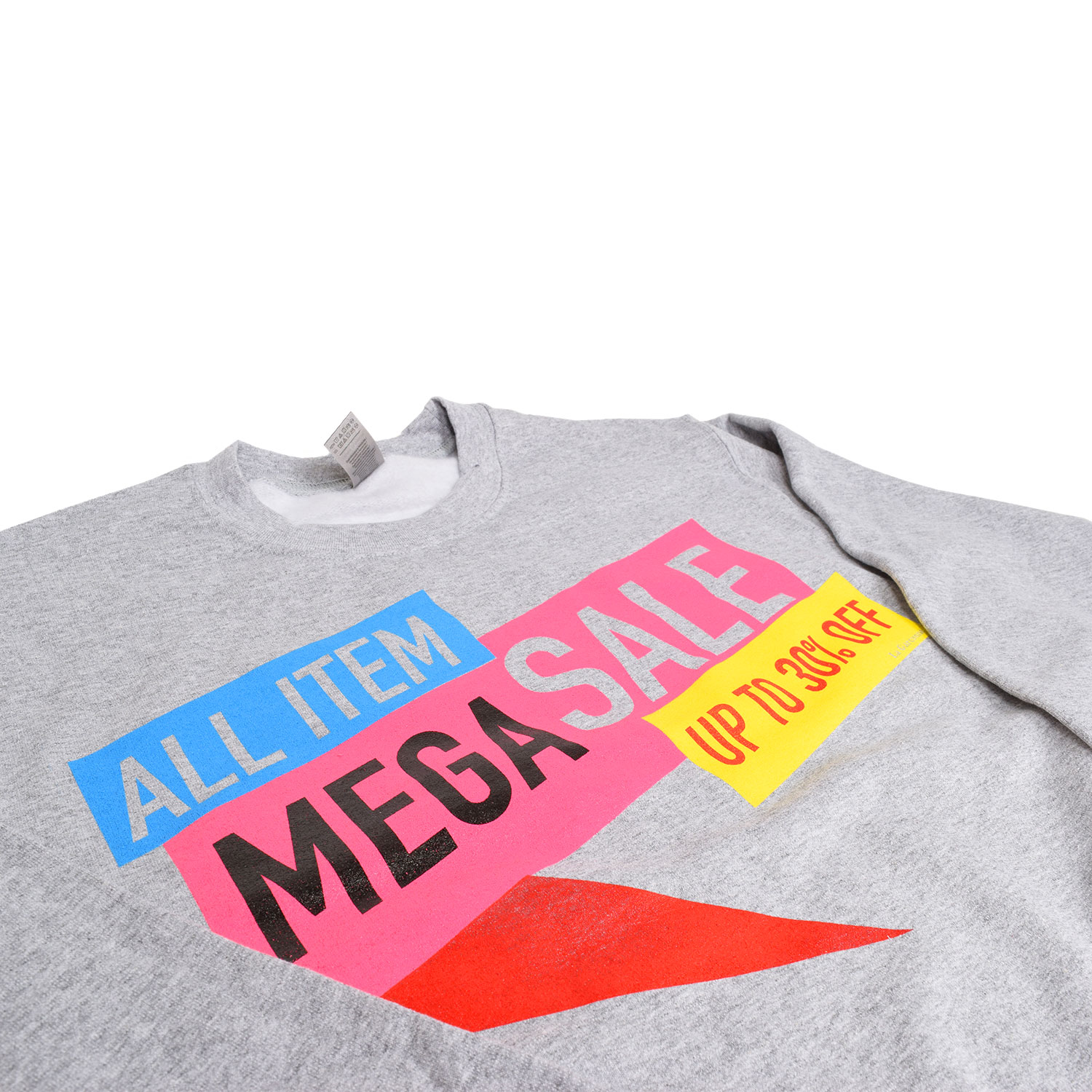 La Garçonne Vetements Mega Sweater Light Grey