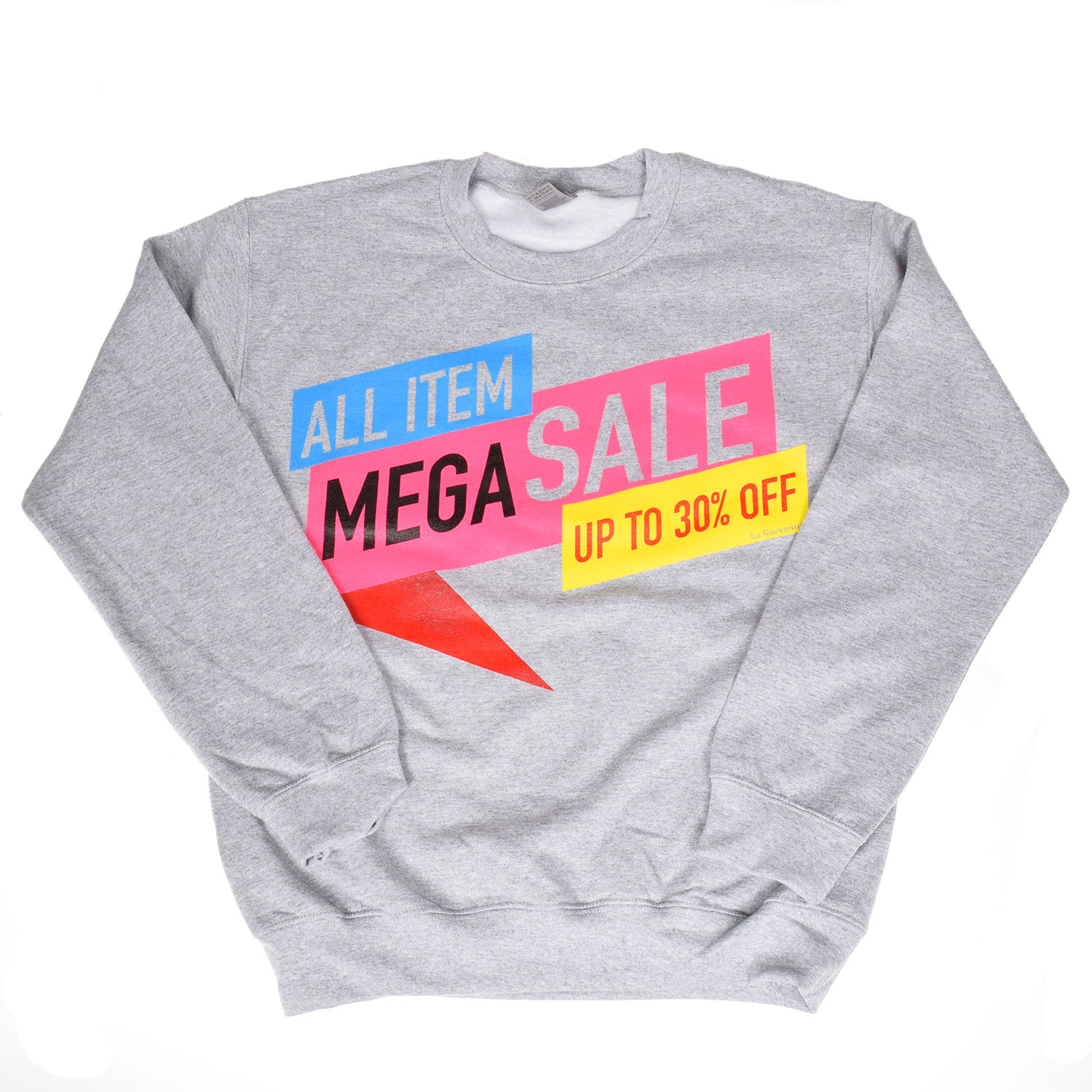 La Garçonne Vetements Mega Sweater Light Grey