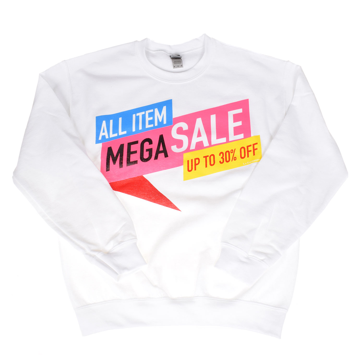 La Garçonne Vetements Image Mega Sweater White