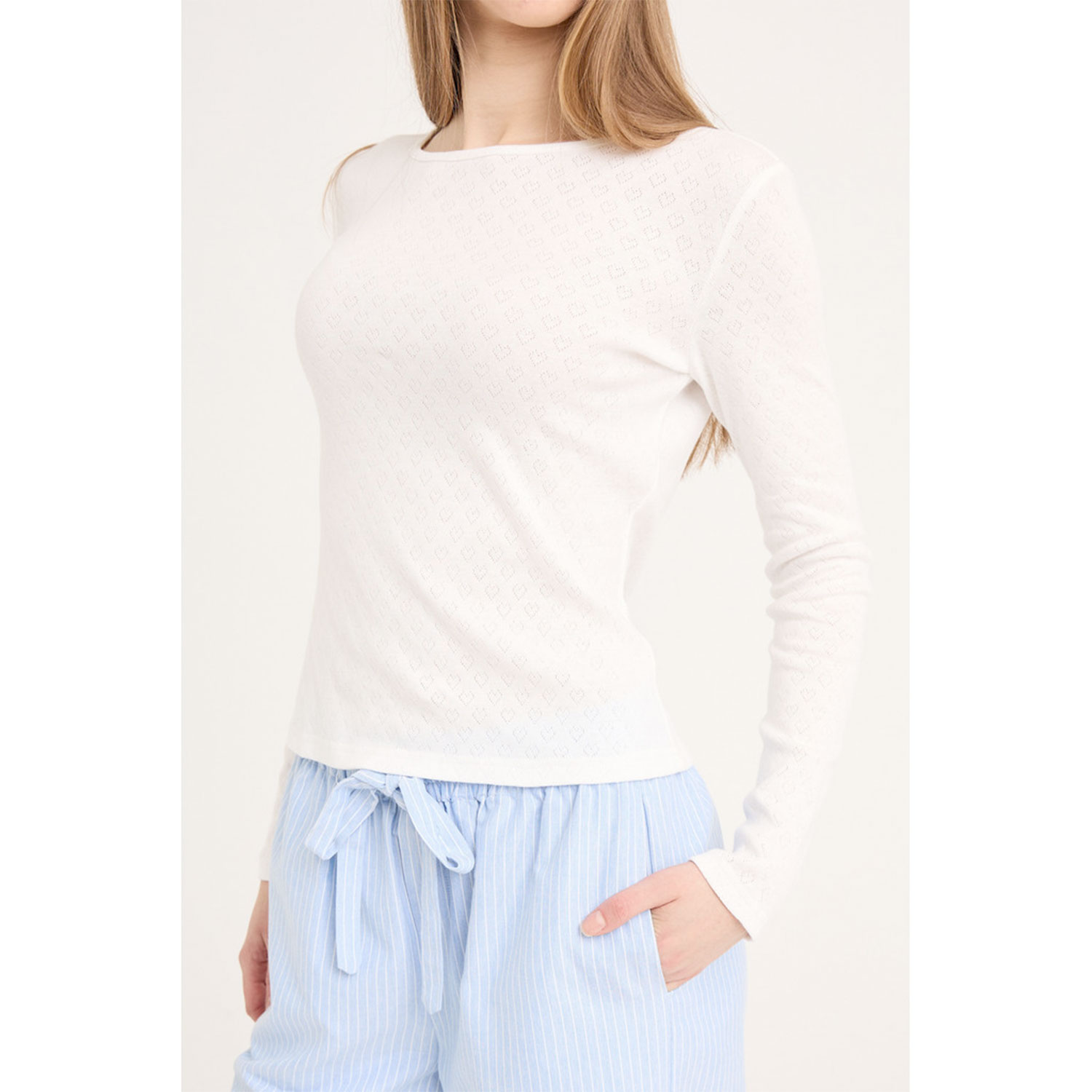 A-View Melli Langarmshirt White