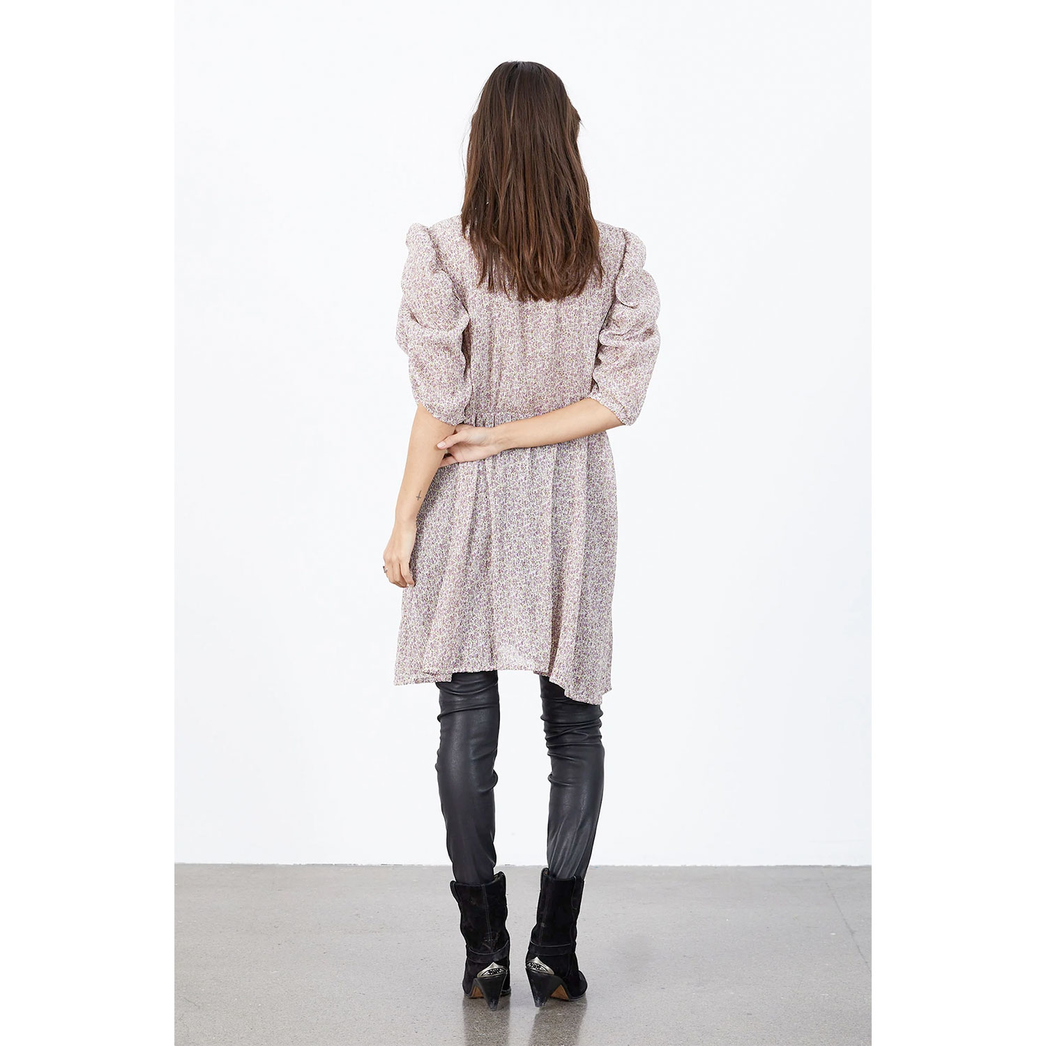 Lolly's Laundry Merle Lollys Laundry Kleid rosa Model hinten