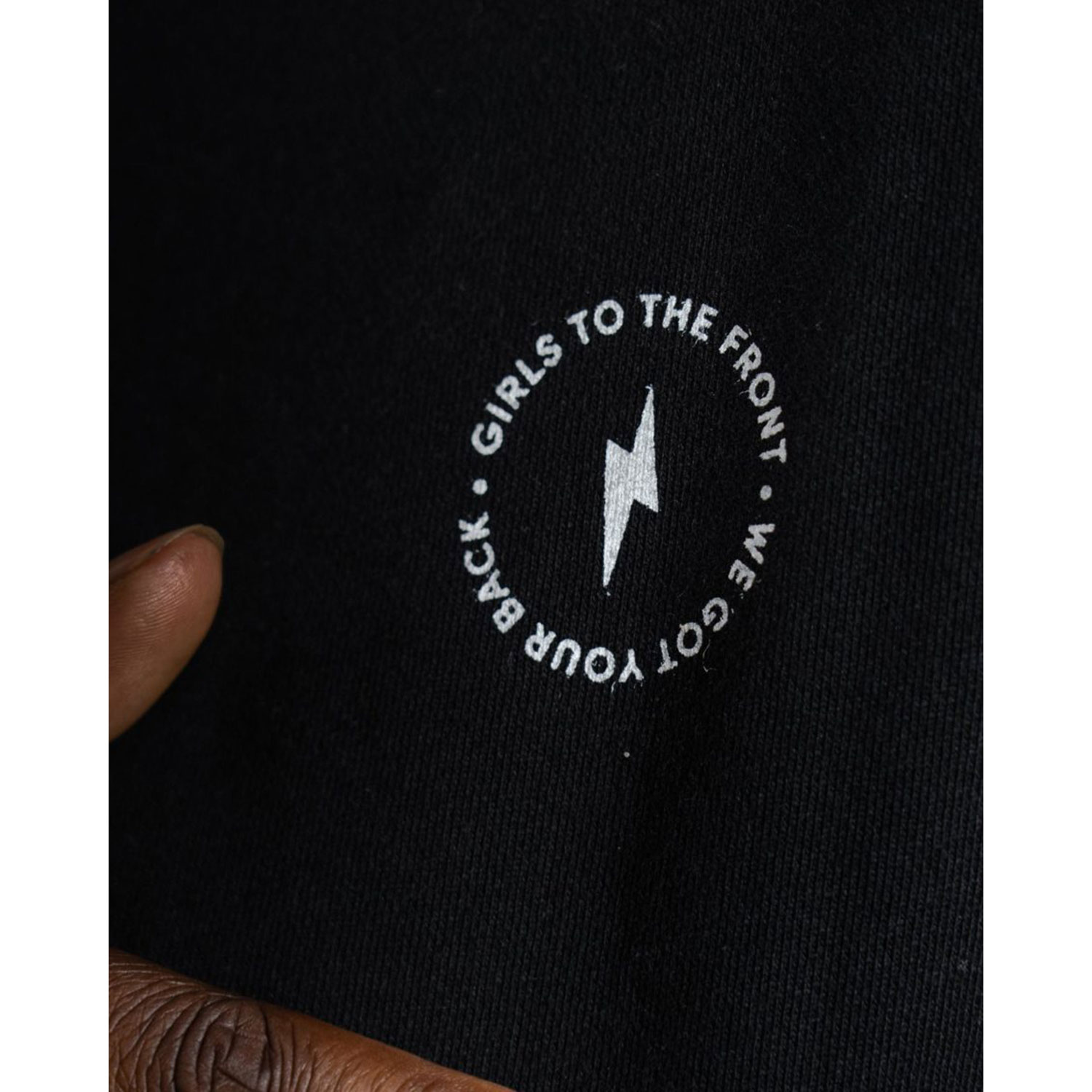 Girls are awesome Messy Morning Hoody Black