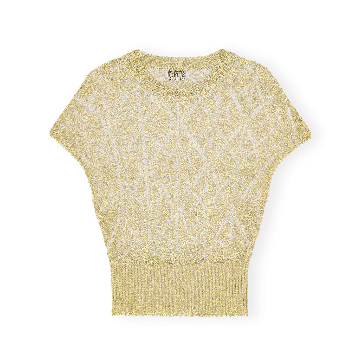 Ganni Metallic Top