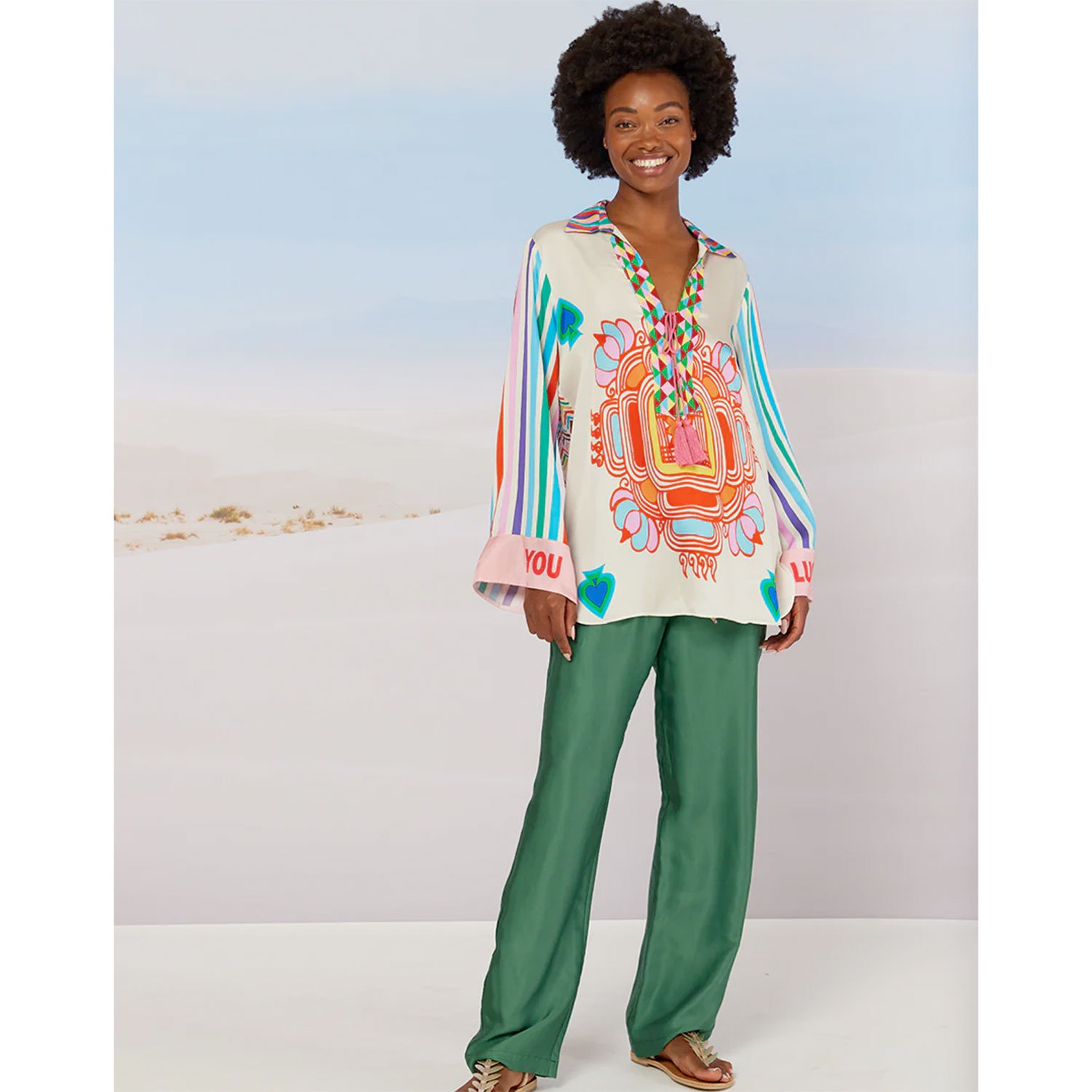 Me369 Mia Bluse Tiger