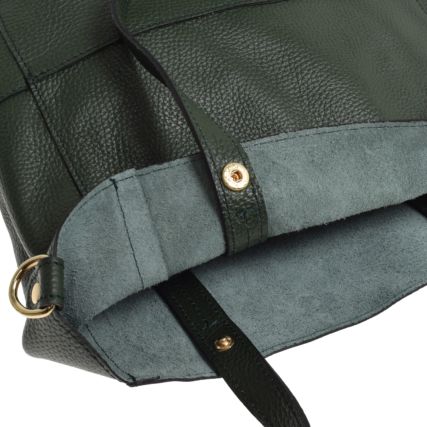 La Garçonne Accessoires Mini Lucie Ledertasche in Olive von La Garçonne Accessoires Detail