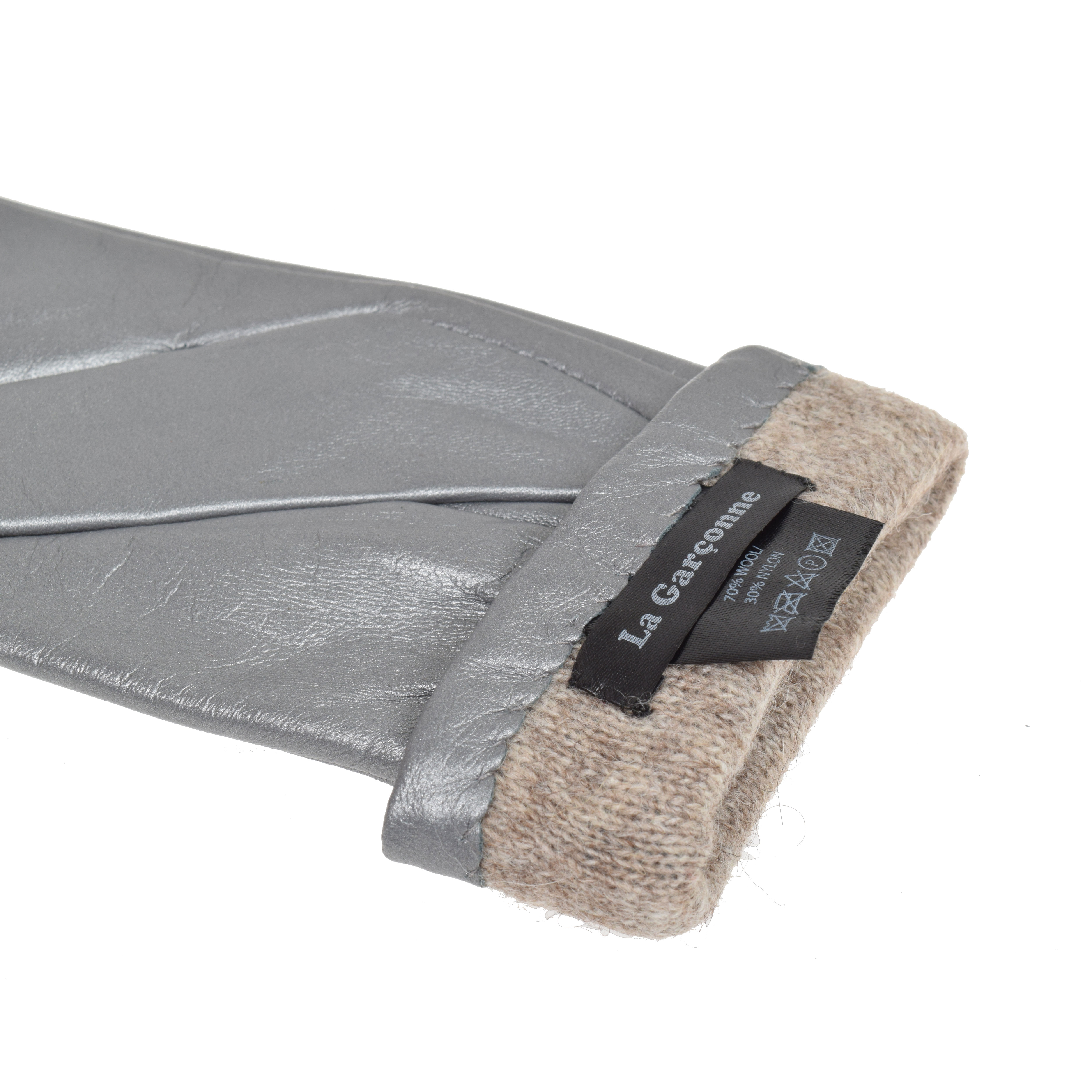 La Garçonne Accessoires Momo Handschuhe Dark Silver