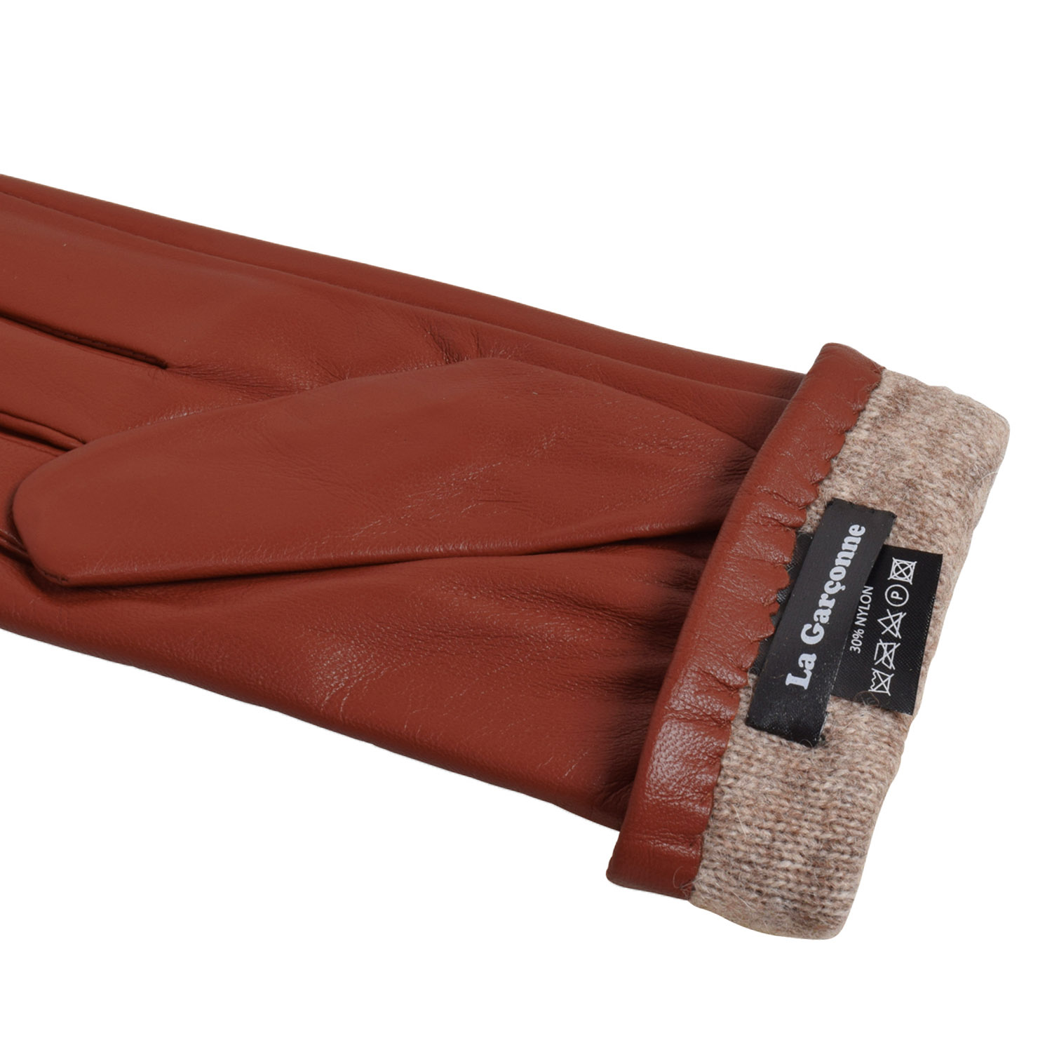 La Garçonne Accessoires Handschuhe Momo Kastanienbraun La Garçonne Detail