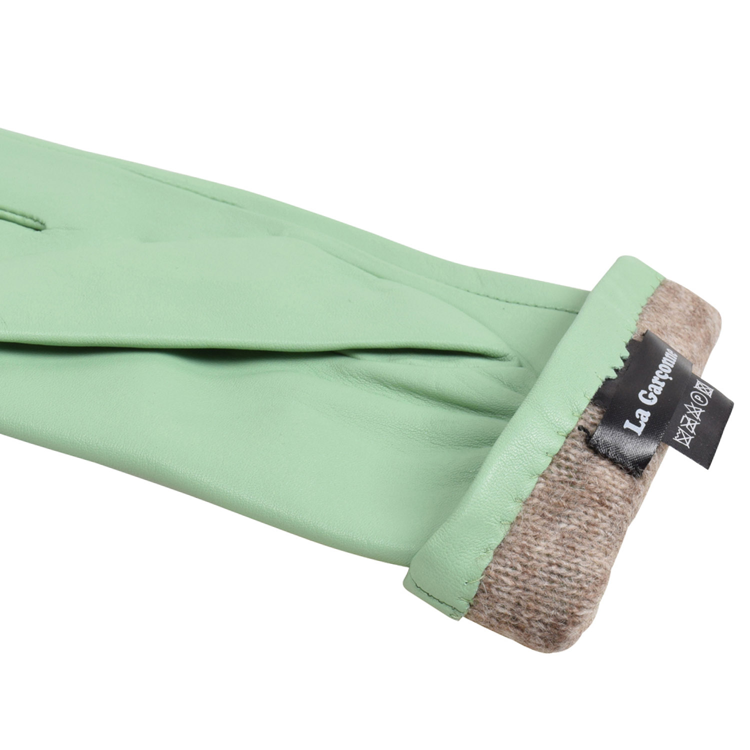 La Garçonne Accessoires Handschuhe Momo Pistache La Garçonne Detail