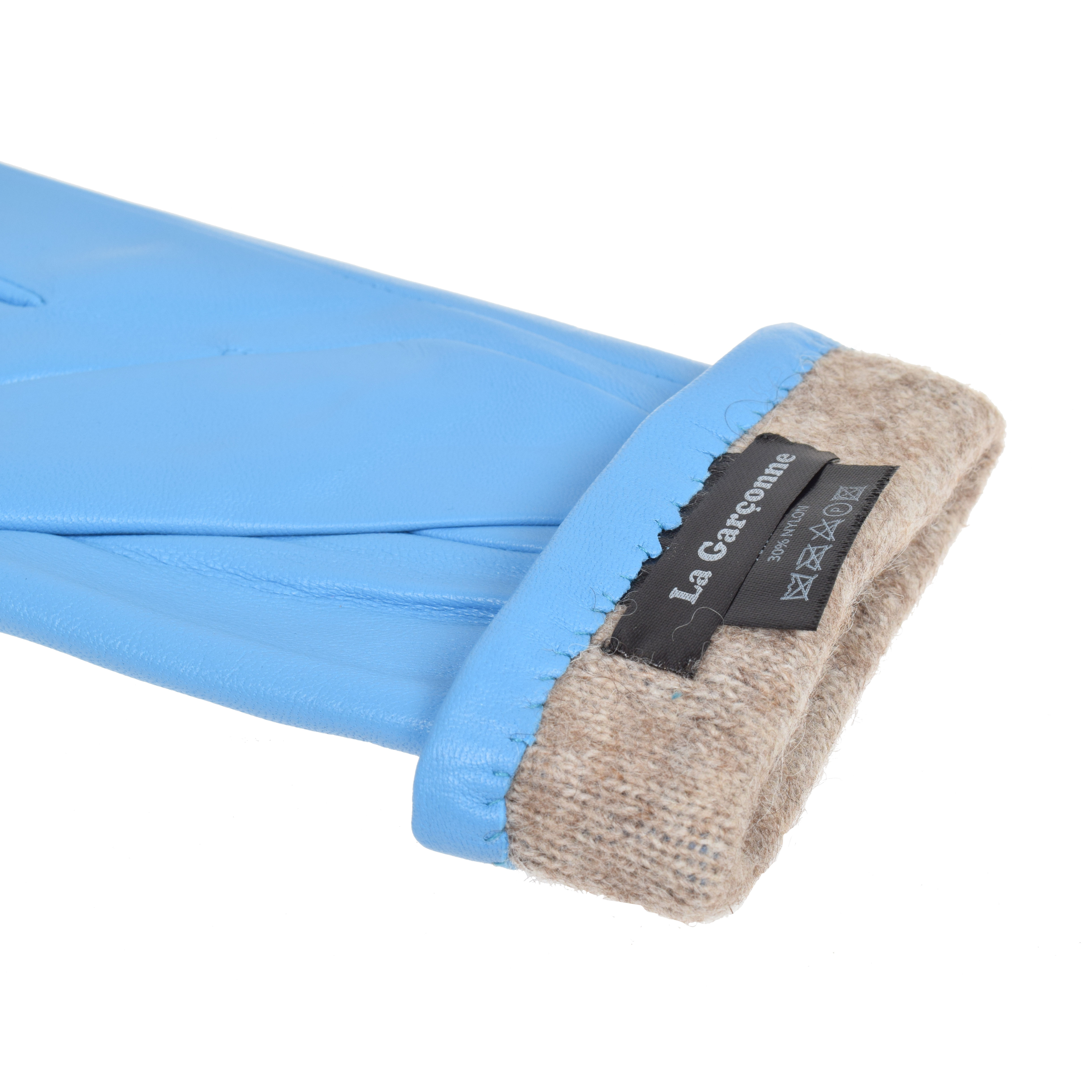 La Garçonne Accessoires Momo La Garçonne Handschuhe Hellblau Detail