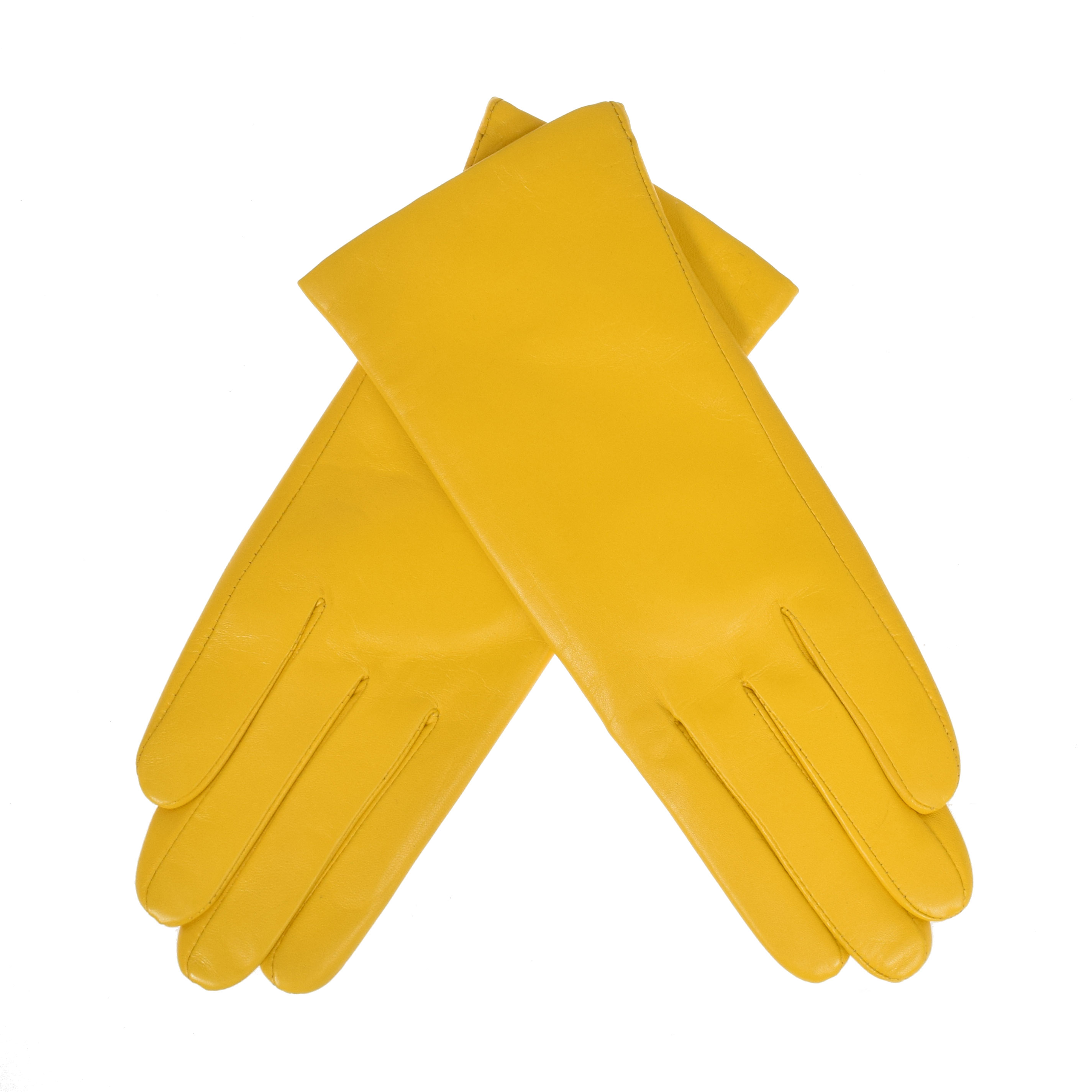 La Garçonne Accessoires Momo La Garçonne Handschuhe Gelb vorne