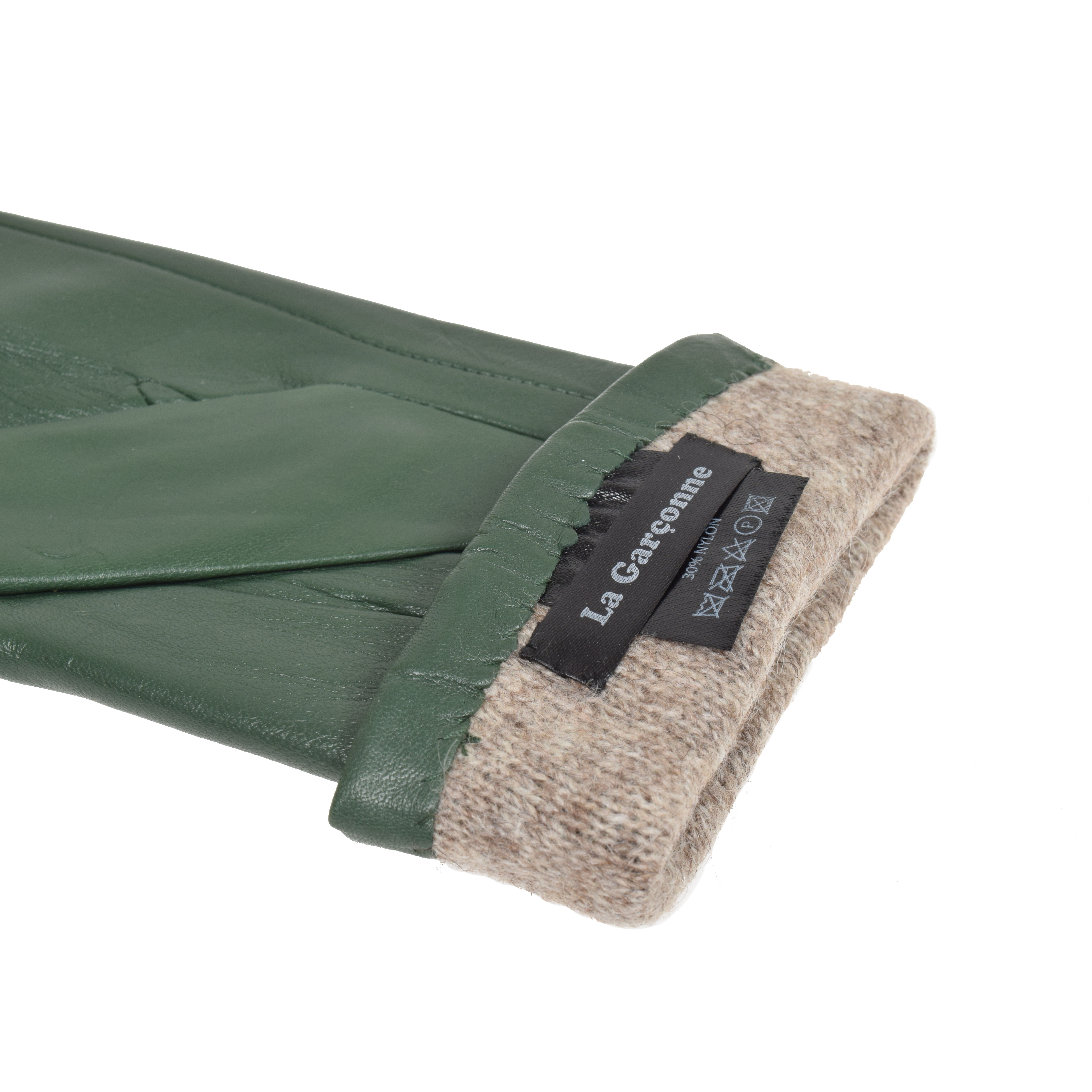 La Garçonne Accessoires Momo Handschuhe Vert Foncé