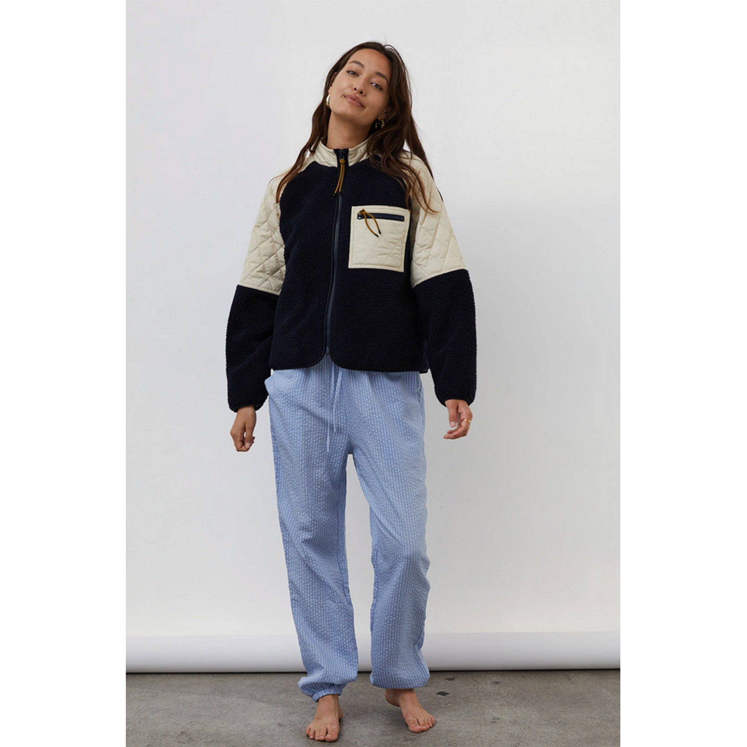 Lolly's Laundry Mona Pants Light Blue von Lolly's Laundry vorne