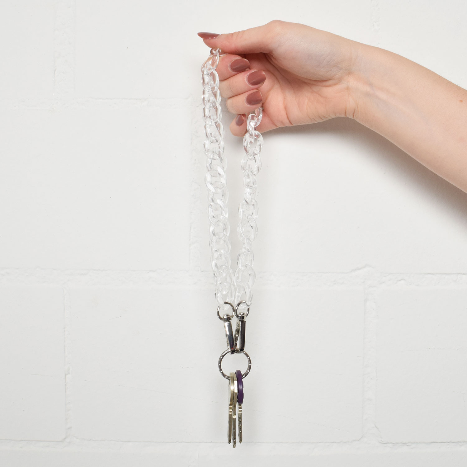 La Garçonne Accessoires Monroe Mini Taschenkette Clear