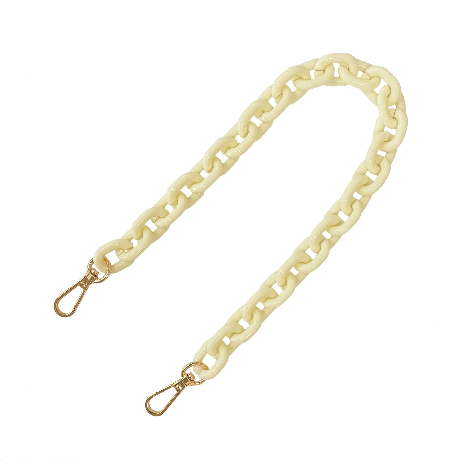 La Garçonne Accessoires Monroe Mini La Garçonne Taschenkette Creme vorne