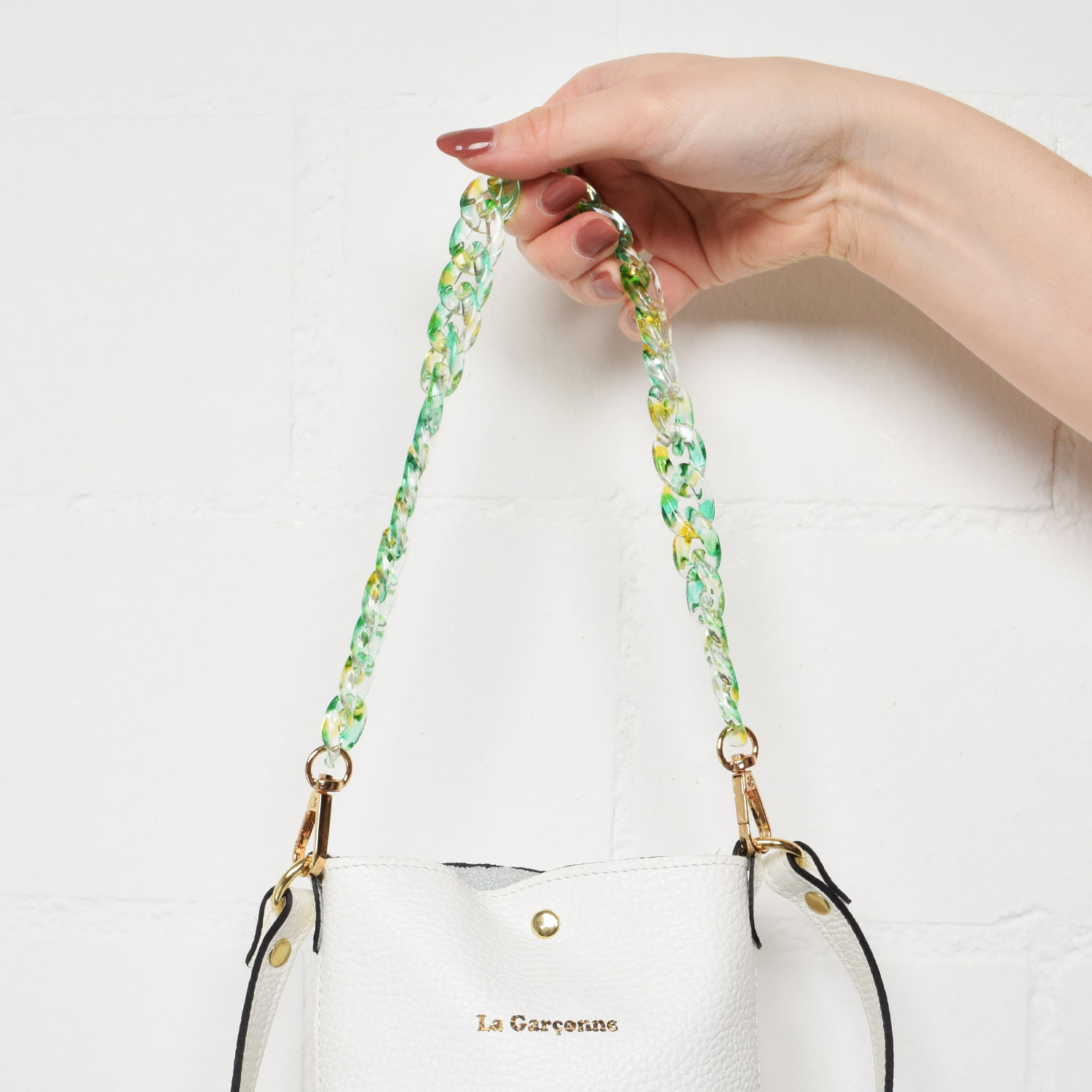 La Garçonne Accessoires Monroe La Garçonne Taschenkette Grün