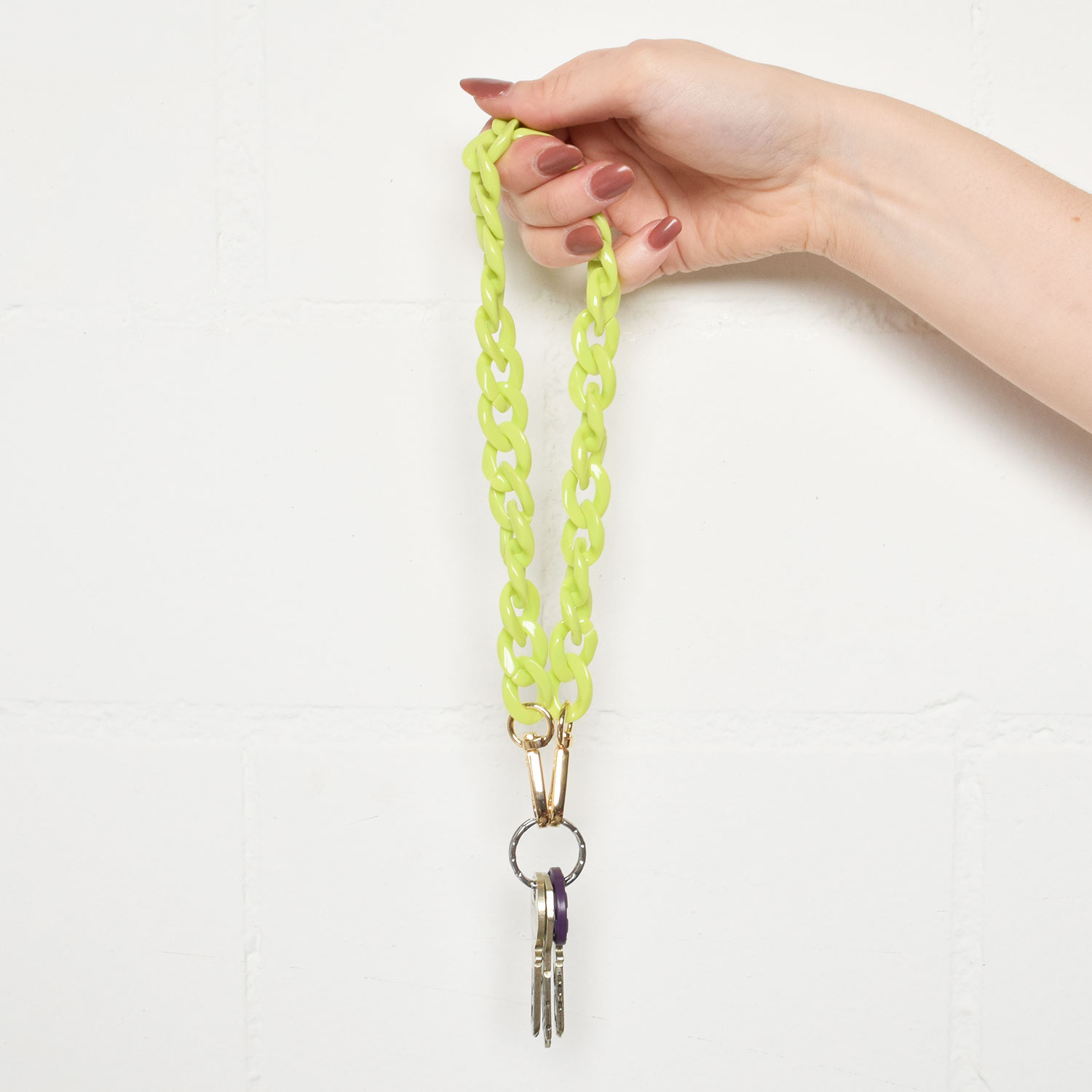 La Garçonne Accessoires Monroe Mini Taschenkette Lime