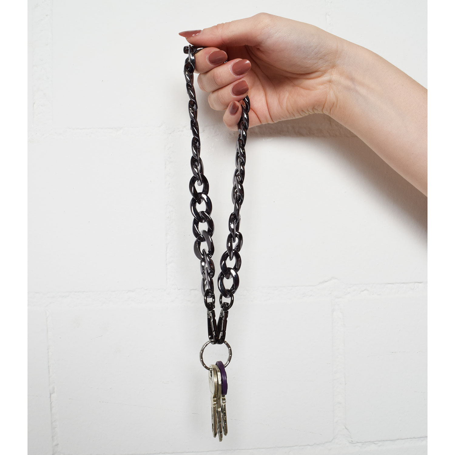 La Garçonne Accessoires Monroe La Garçonne Taschenkette Dunkelsilber