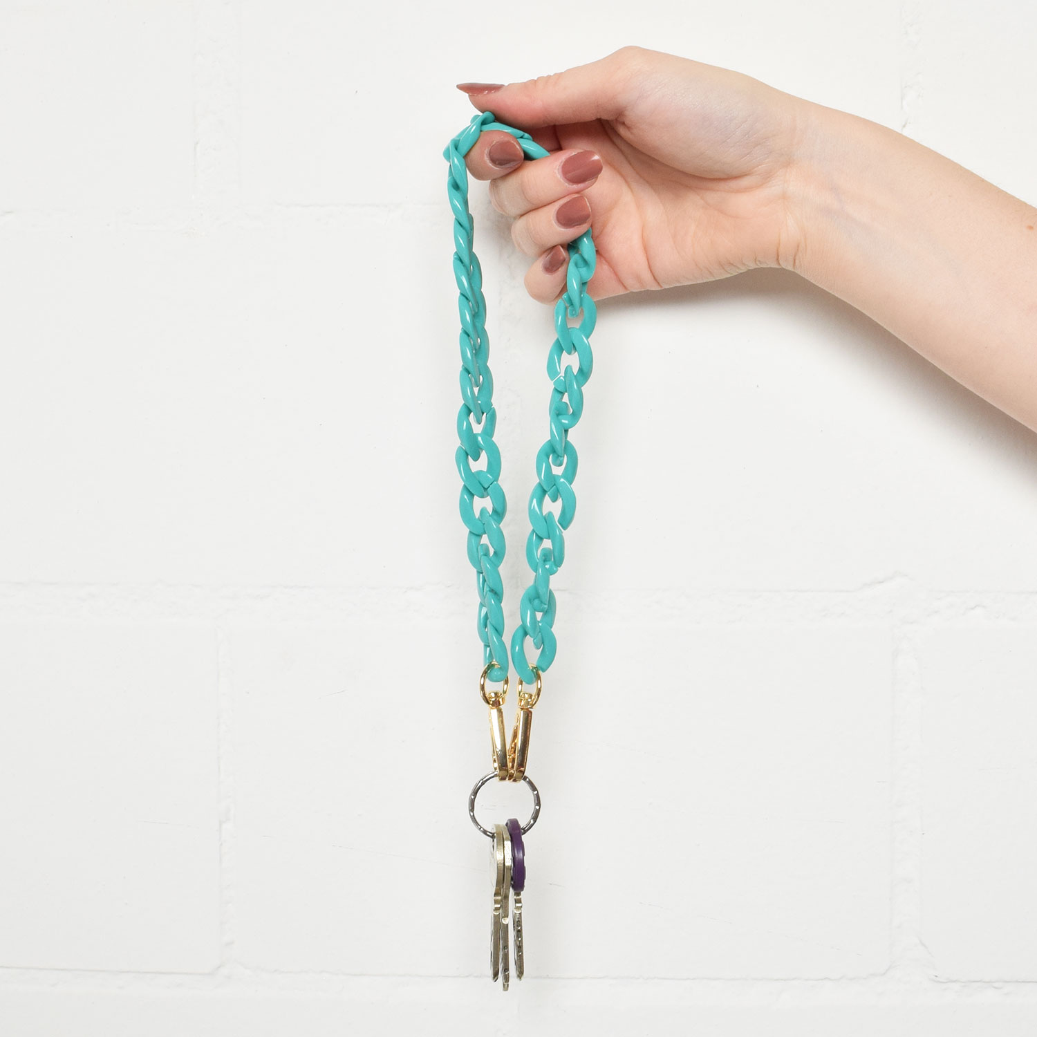 La Garçonne Accessoires Monroe Mini Taschenkette Turquoise