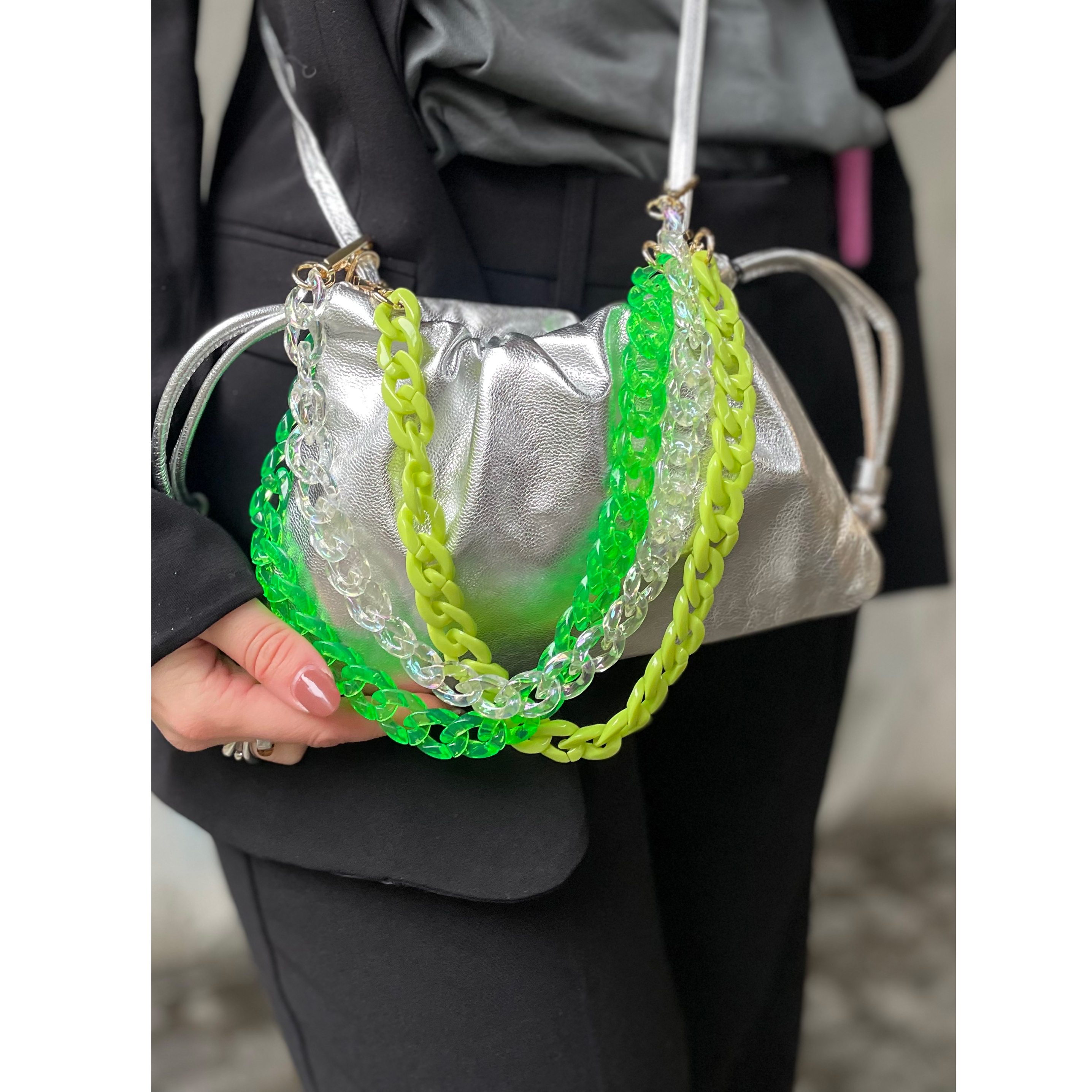 La Garçonne Accessoires Monroe Mini Taschenkette Toxic
