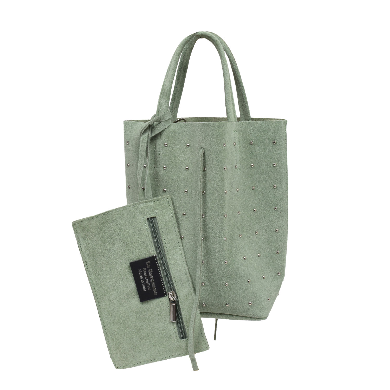 La Garçonne Accessoires Muriel Tasche Verde Salvia