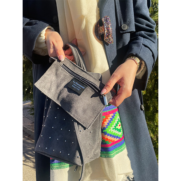 La Garçonne Accessoires Muriel Tasche Antracite