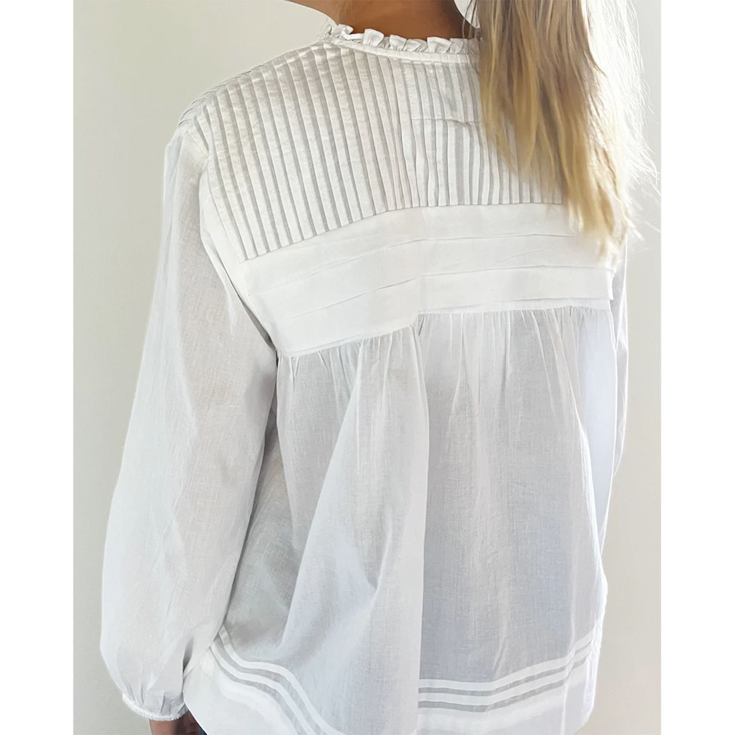 La Rouge Musse Bluse White