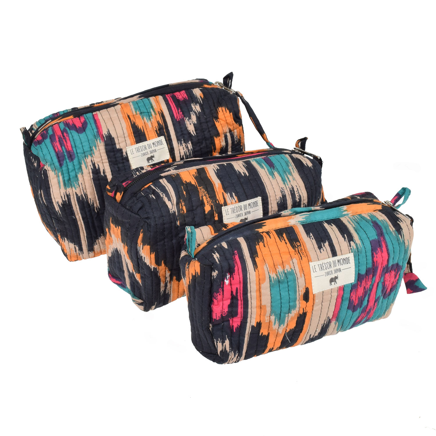 Le Trésor Du Monde Ikat Medium Le tresor du monde Necessair Schwarz set