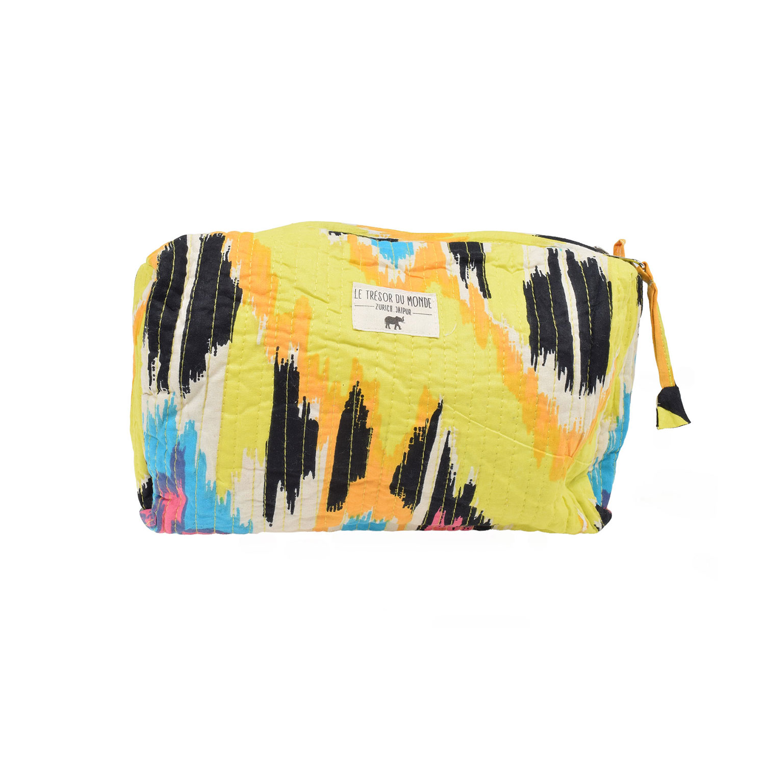 Ikat Medium Necessaire Yellow