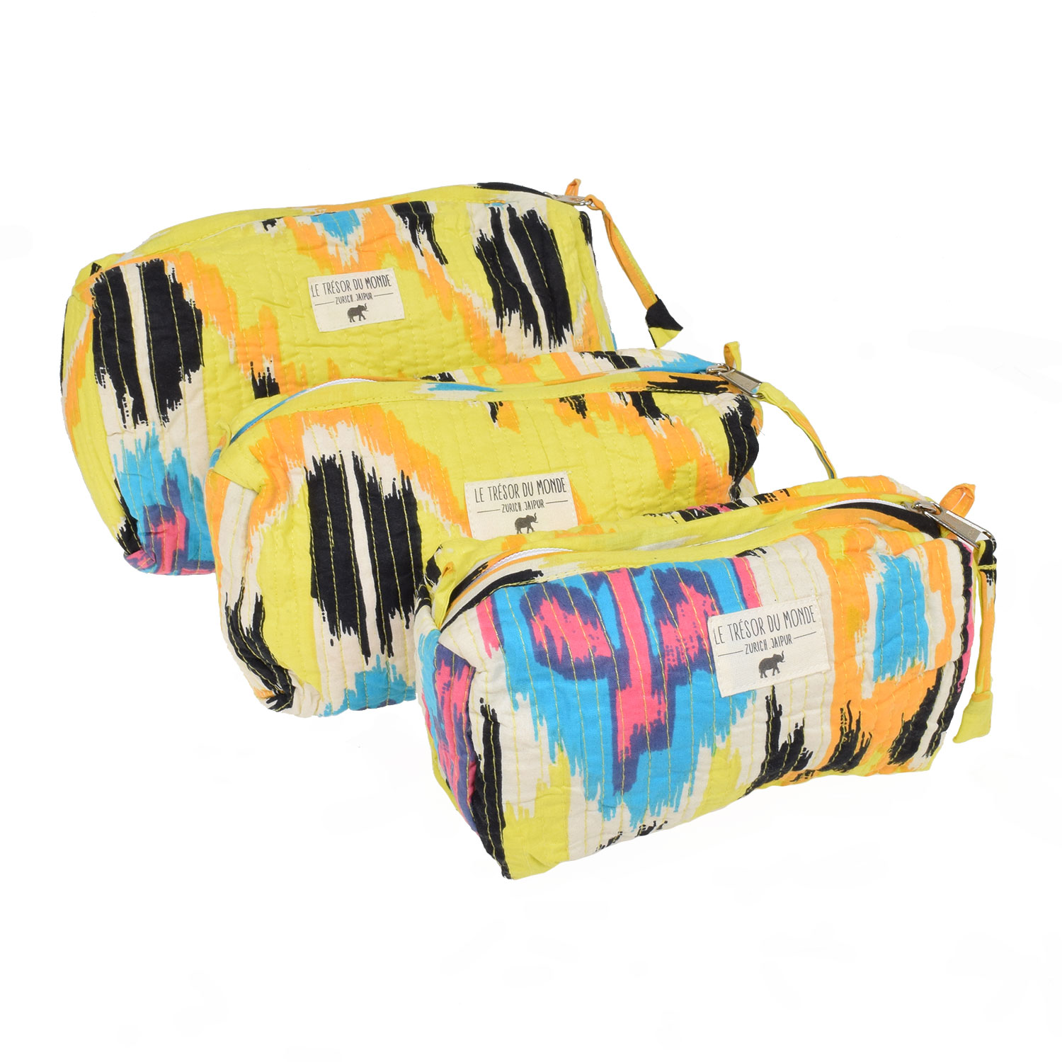 Le Trésor Du Monde Ikat Large Le Tresor Du Monde Necessaire Gelb set