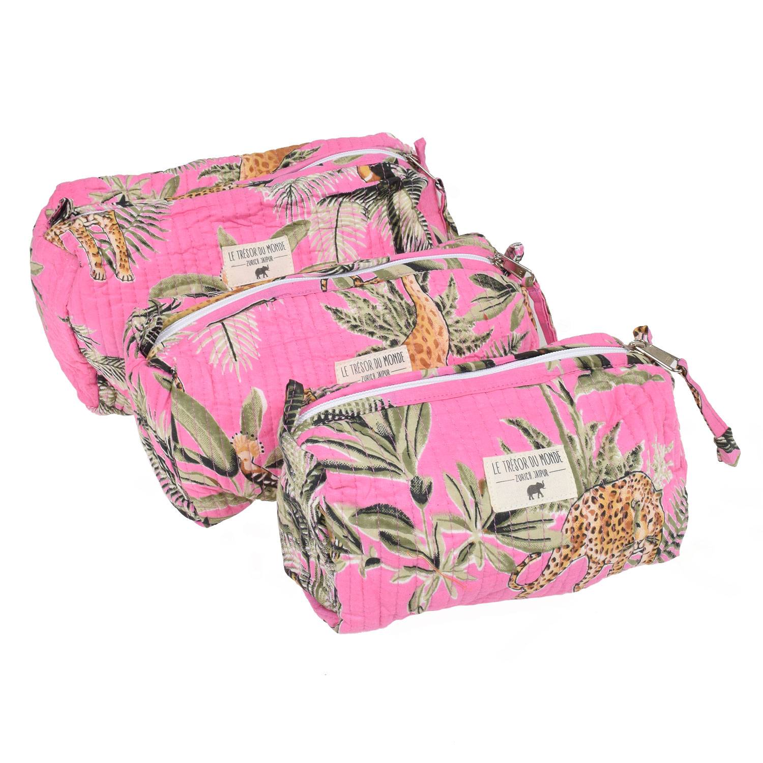 Le Trésor Du Monde Safari Large Necessaire Pink