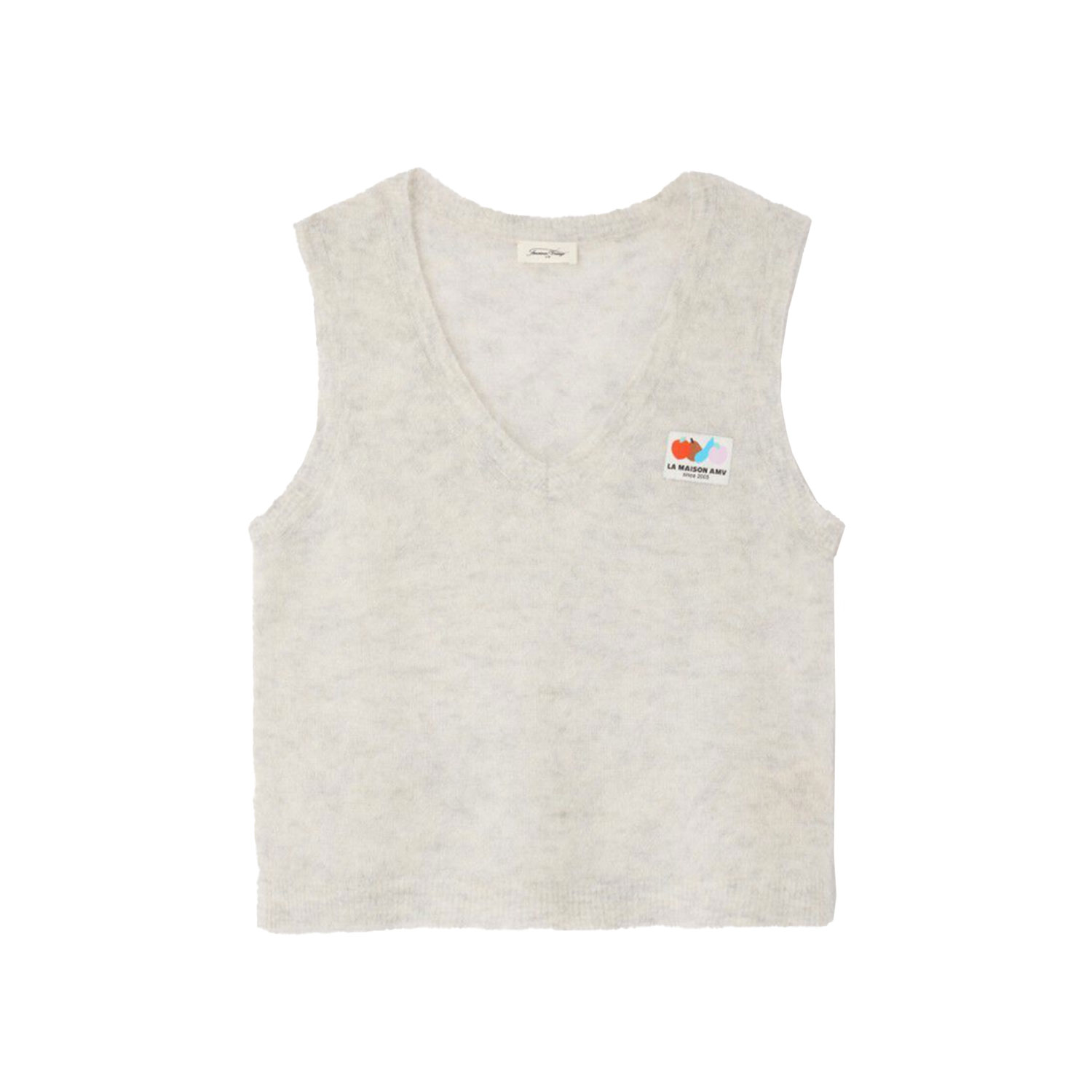 American Vintage Nenybay Weste in Grau von American Vintage vorne