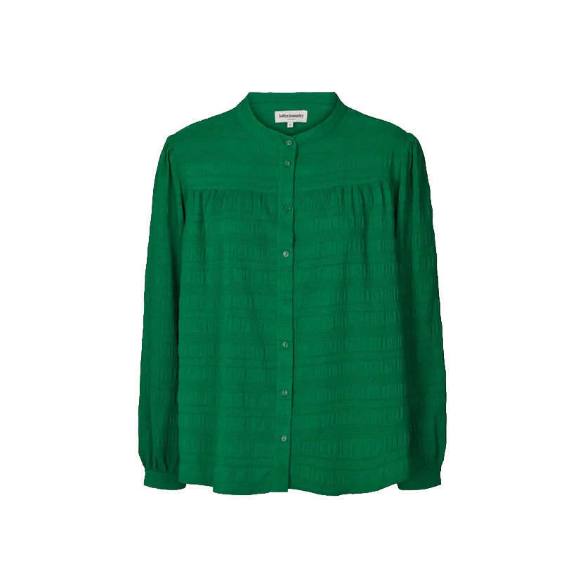 Lolly's Laundry Nicky Lollys Laundry Bluse grün vorne